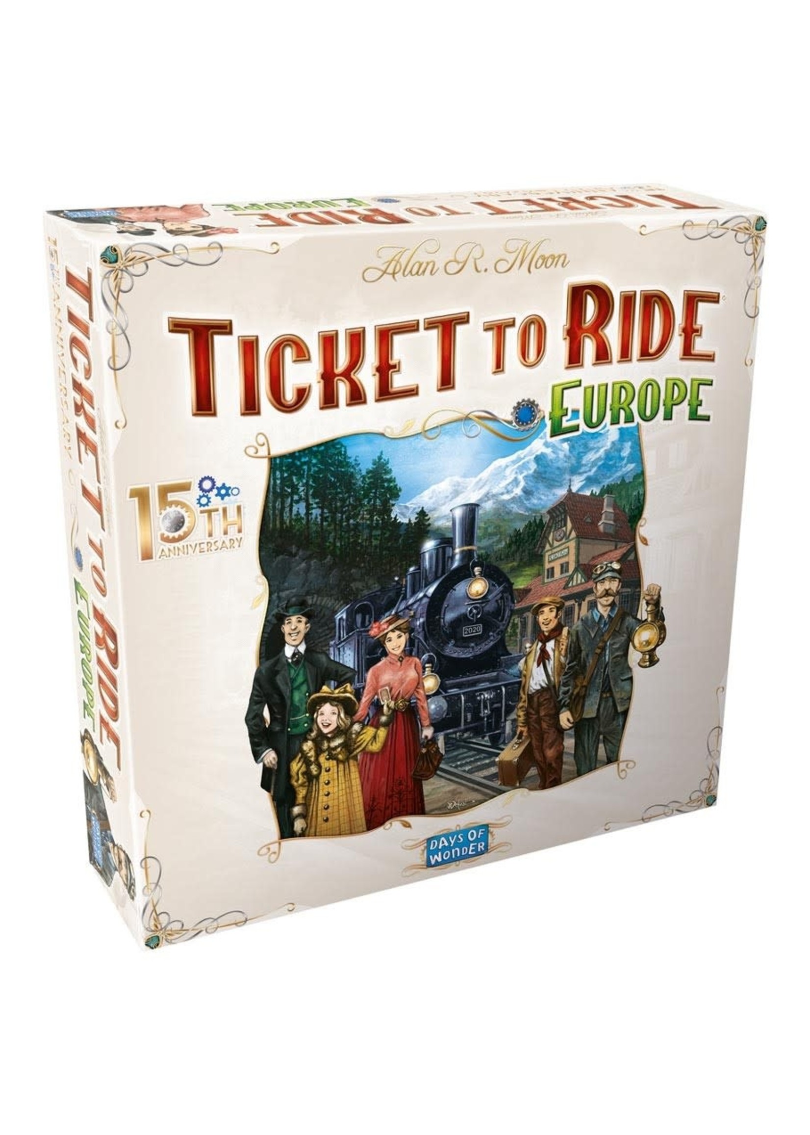 Days of Wonder Ticket to Ride Europe 15th Anniversary Edition