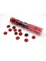 Chessex Glass StonesTube Red