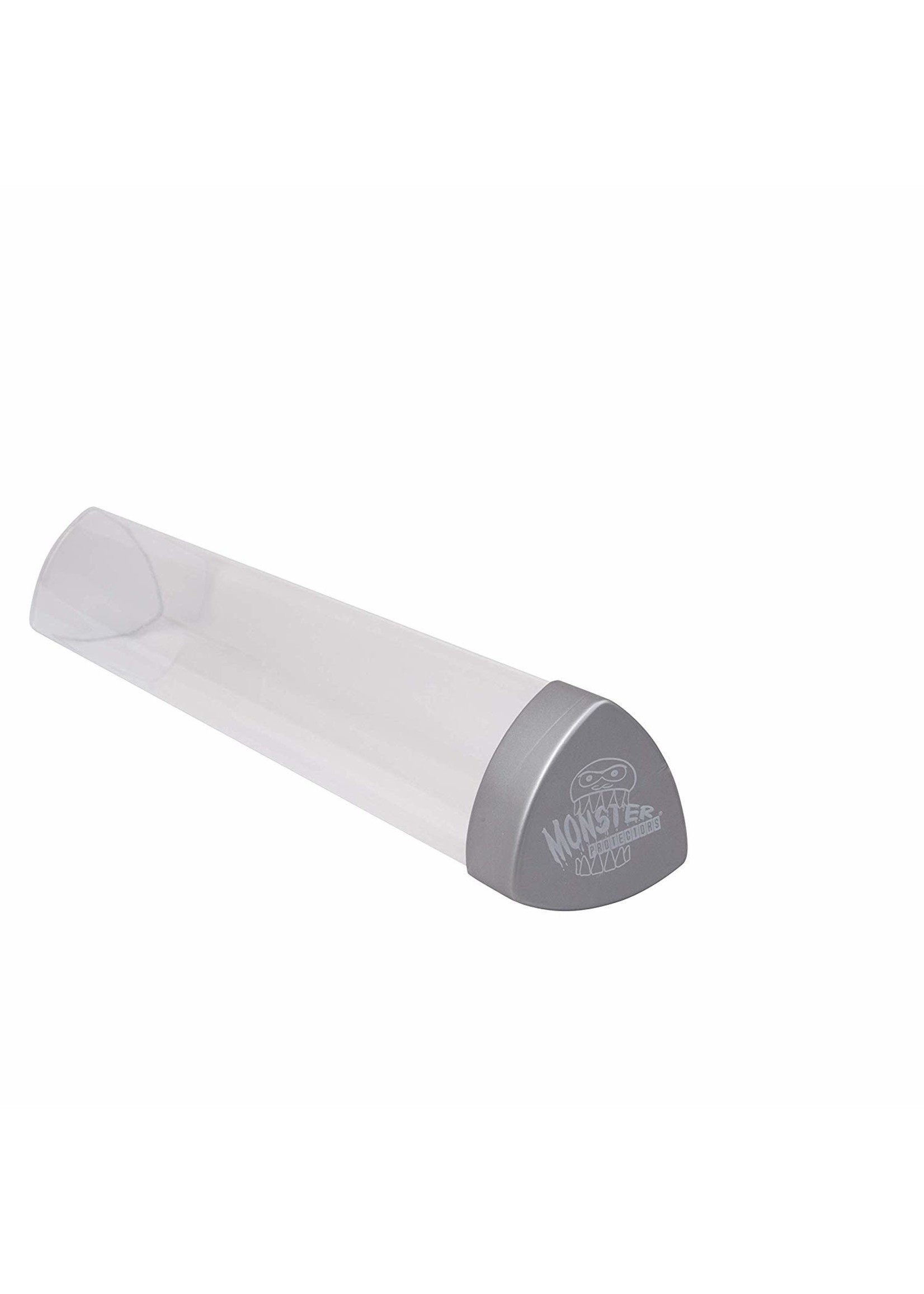 Monster Monster Playmat Tube Clear w/ Silver Top