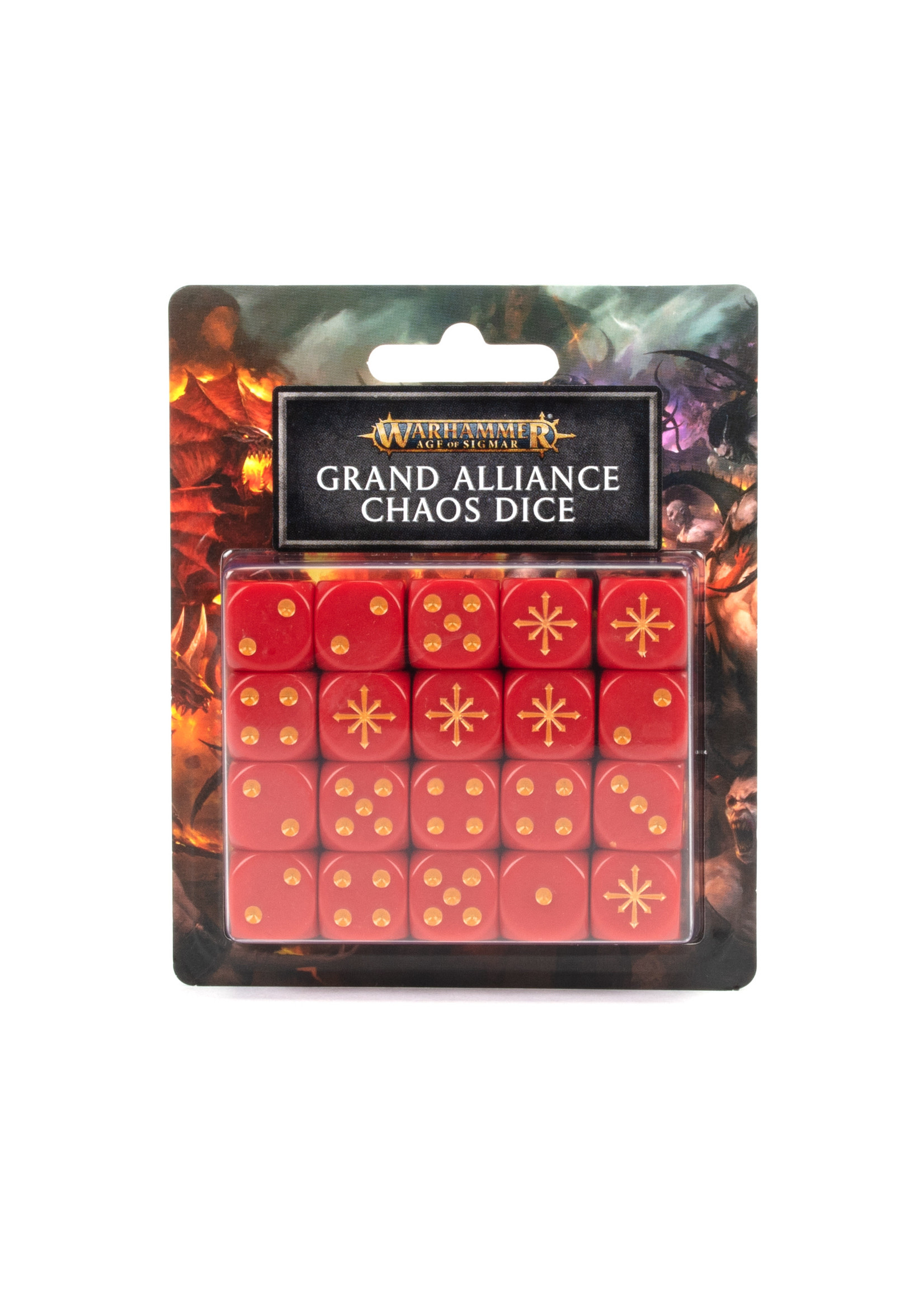 Games Workshop Age of Sigmar Dice: Grand Alliance Chaos