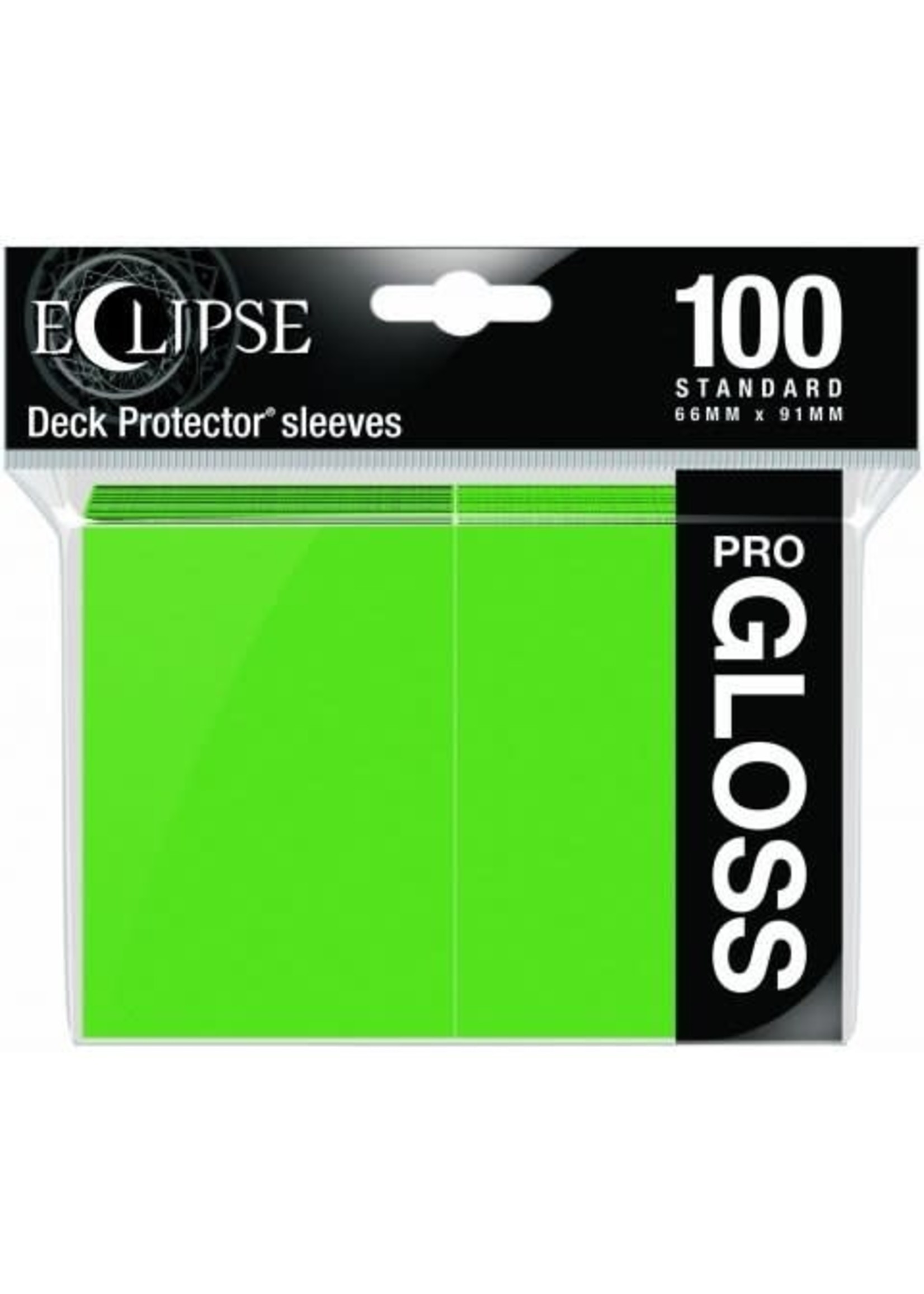 Ultra Pro Deck Protectors: Eclipse Gloss: Lime Green (100)