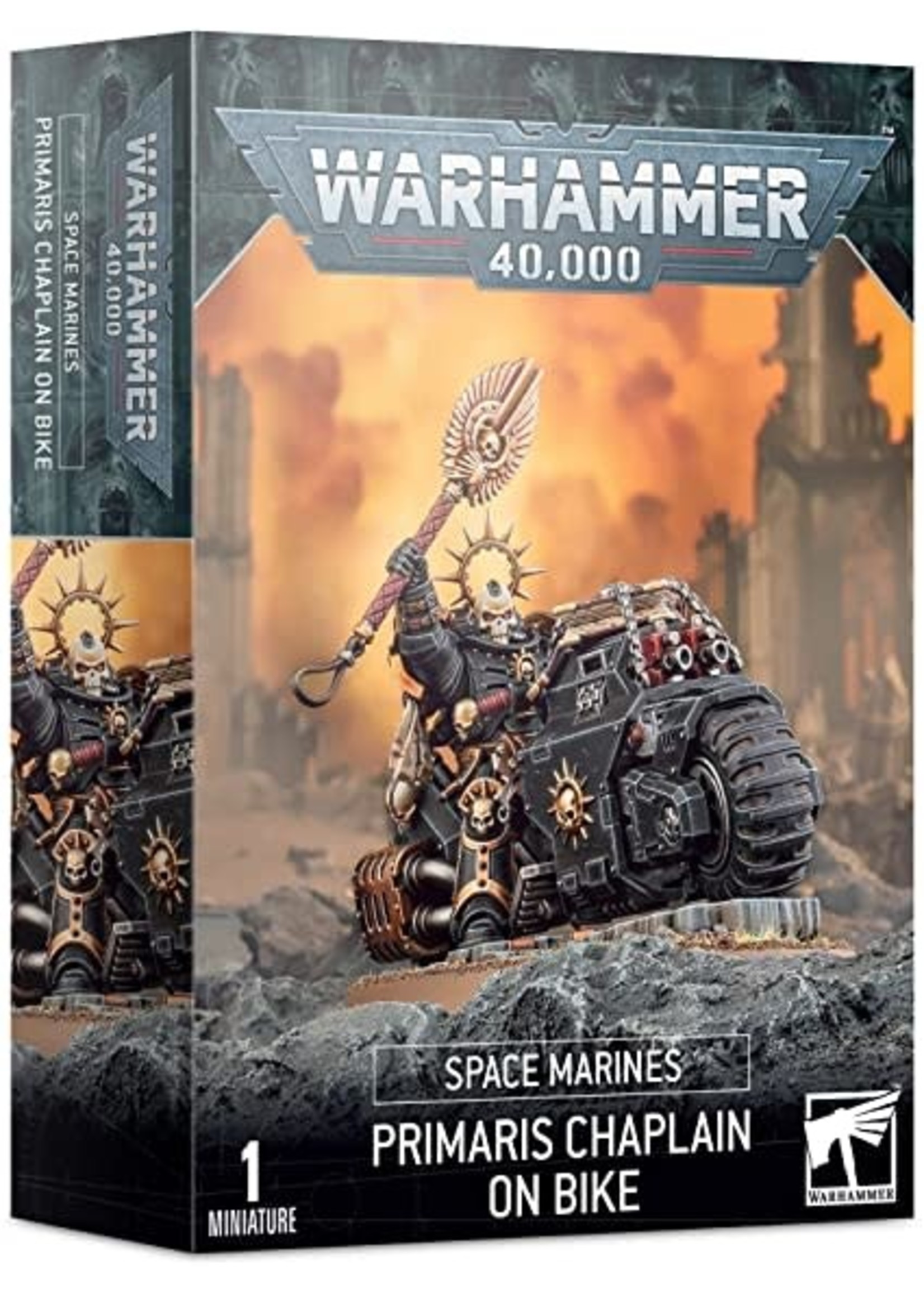Games Workshop SPACE MARINES: PRIMARIS CHAPLAIN ON BIKE