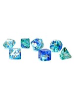 Chessex Nebula Luminary Poly 7 Set: Oceanic w/ Gold