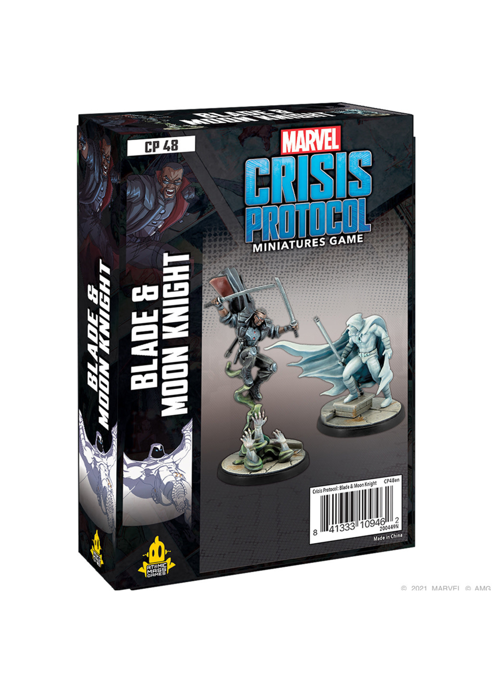 Atomic Mass Games Marvel Crisis Protocol: Blade and Moon Knight