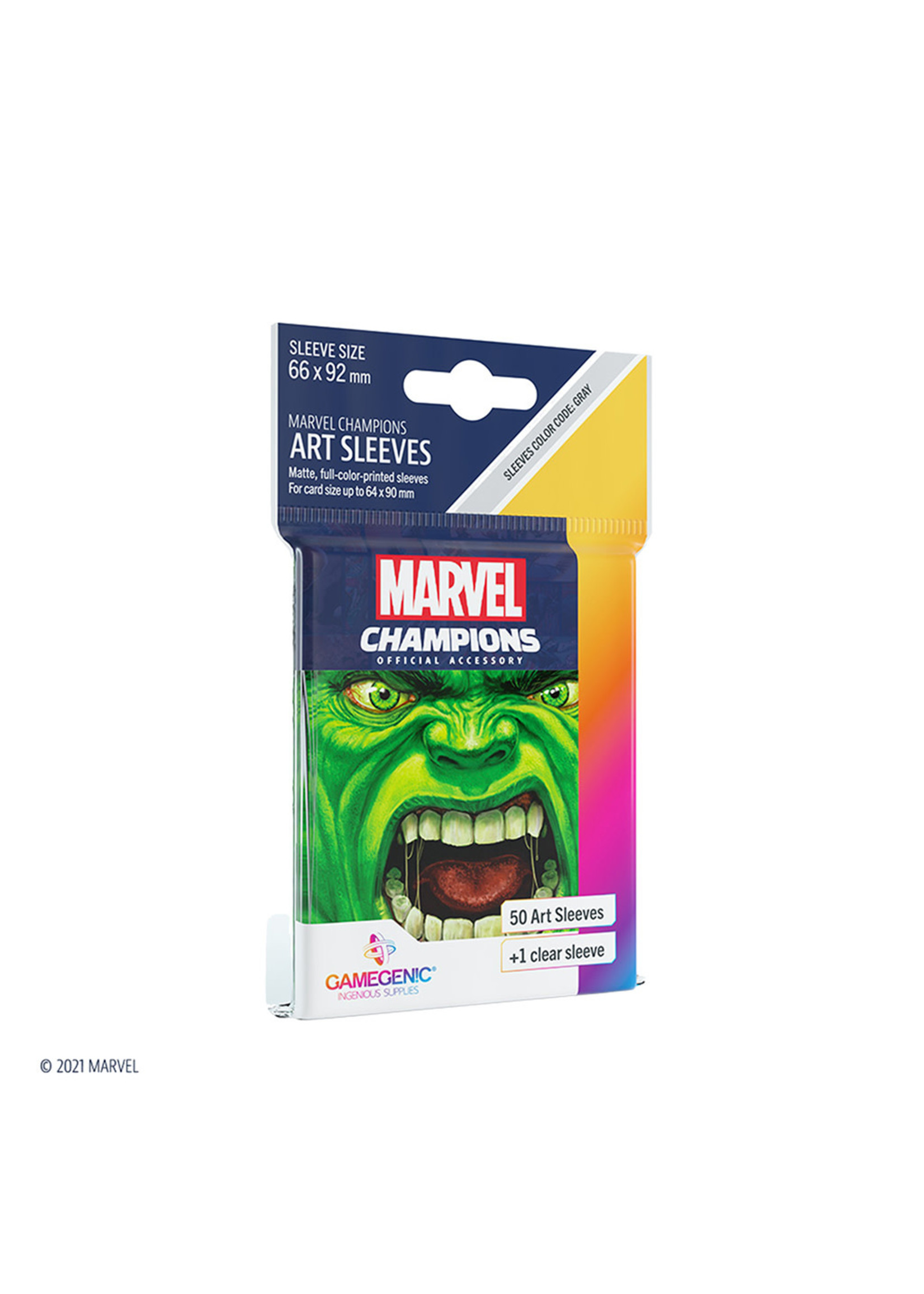 Gamegenic Marvel Champion Sleeves: Hulk