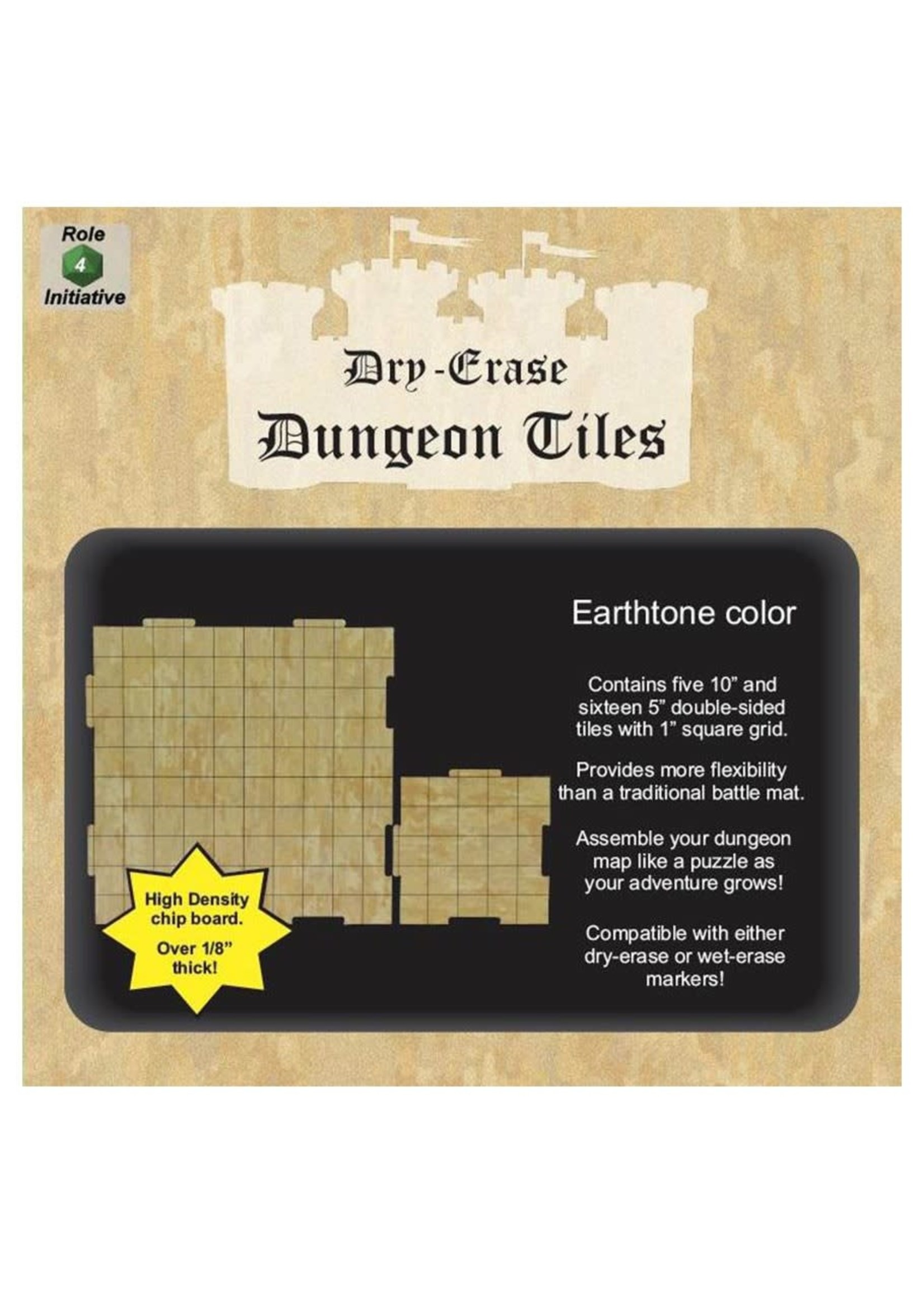 Roll 4 Initiative Dungeon Tiles: Earthtone Combo