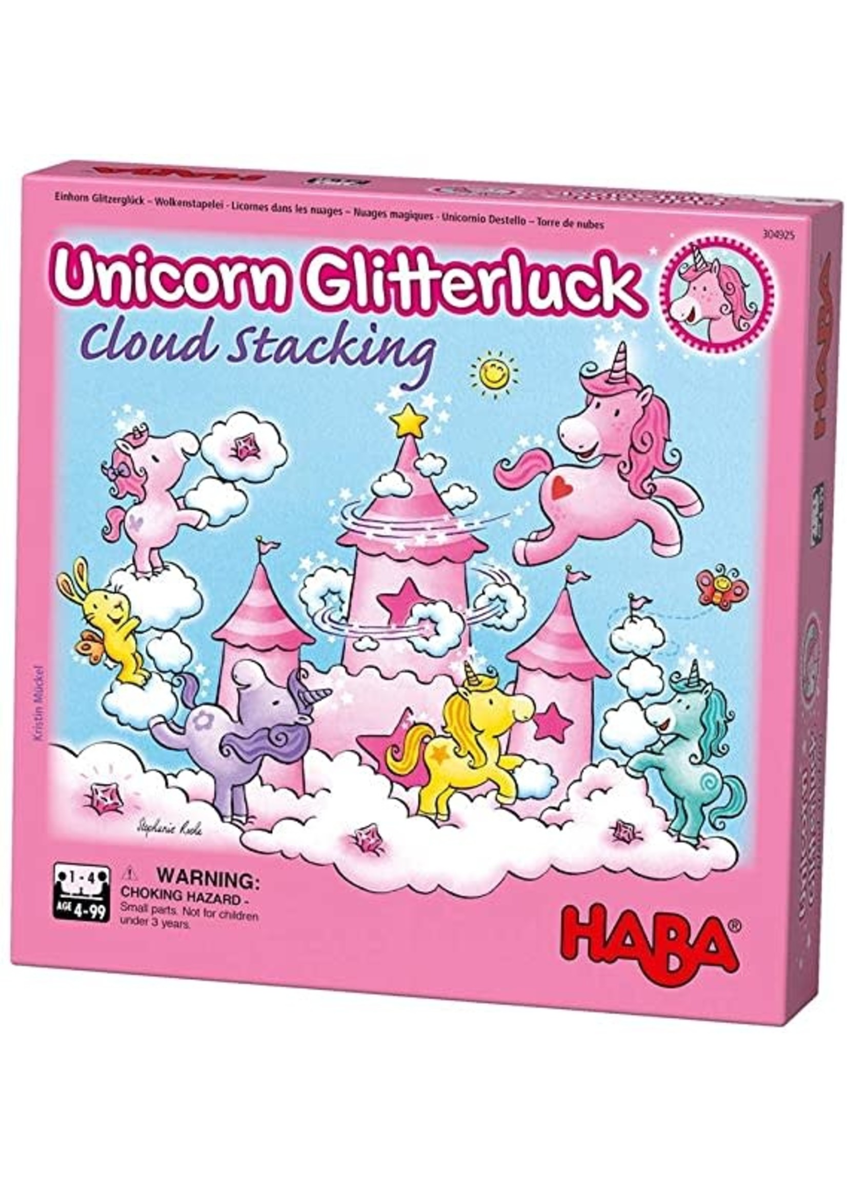 HABA HABA Unicorn Glitterluck Cloud Stacking