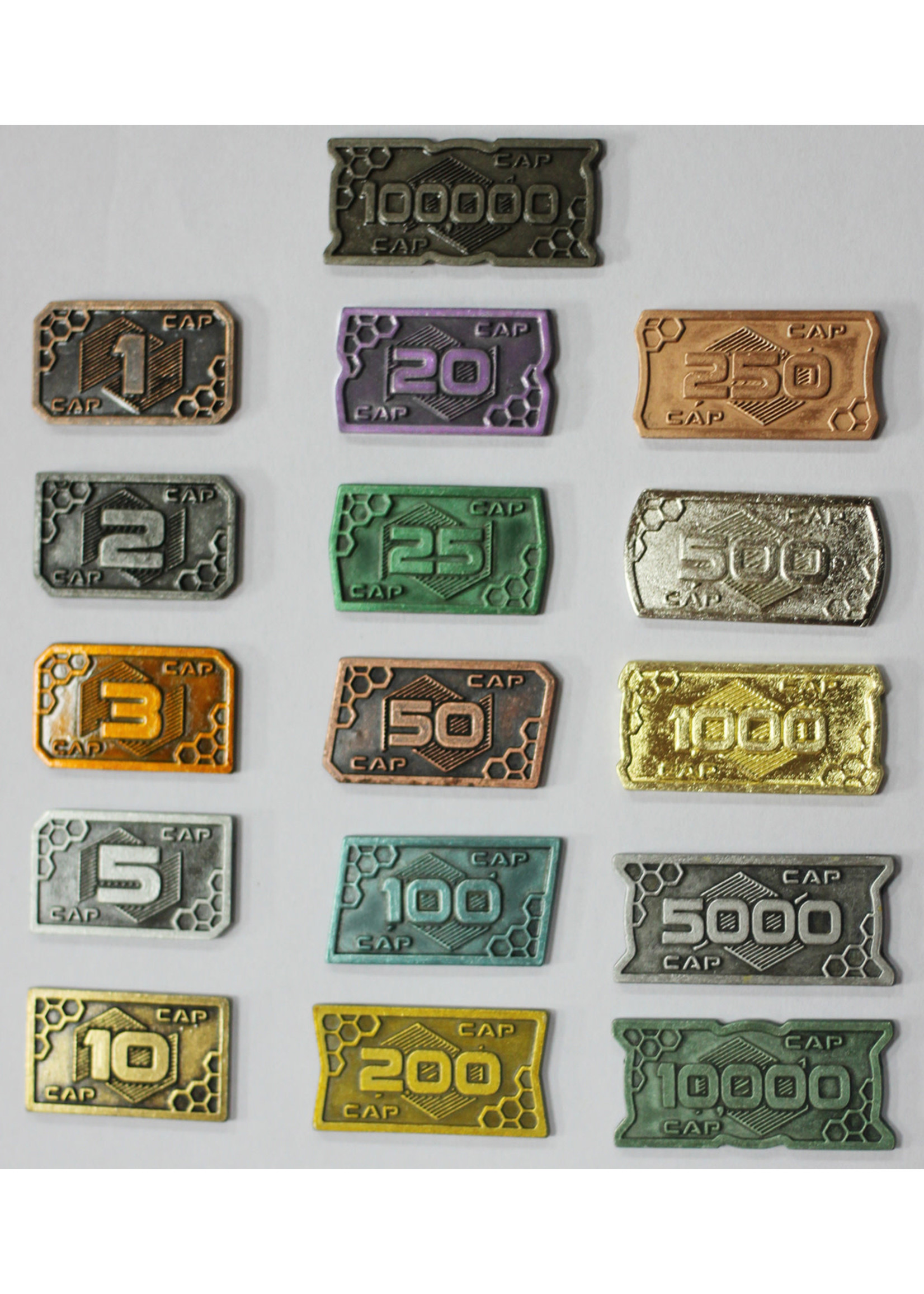 Minion Games Futuristic Metal Coins - Collectors Set (16)
