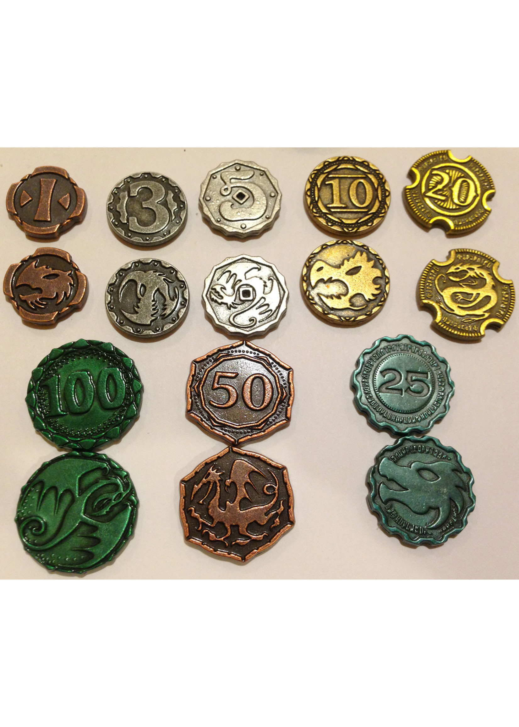 Minion Games Metal Dragon Coins - Collectors Set (8x)