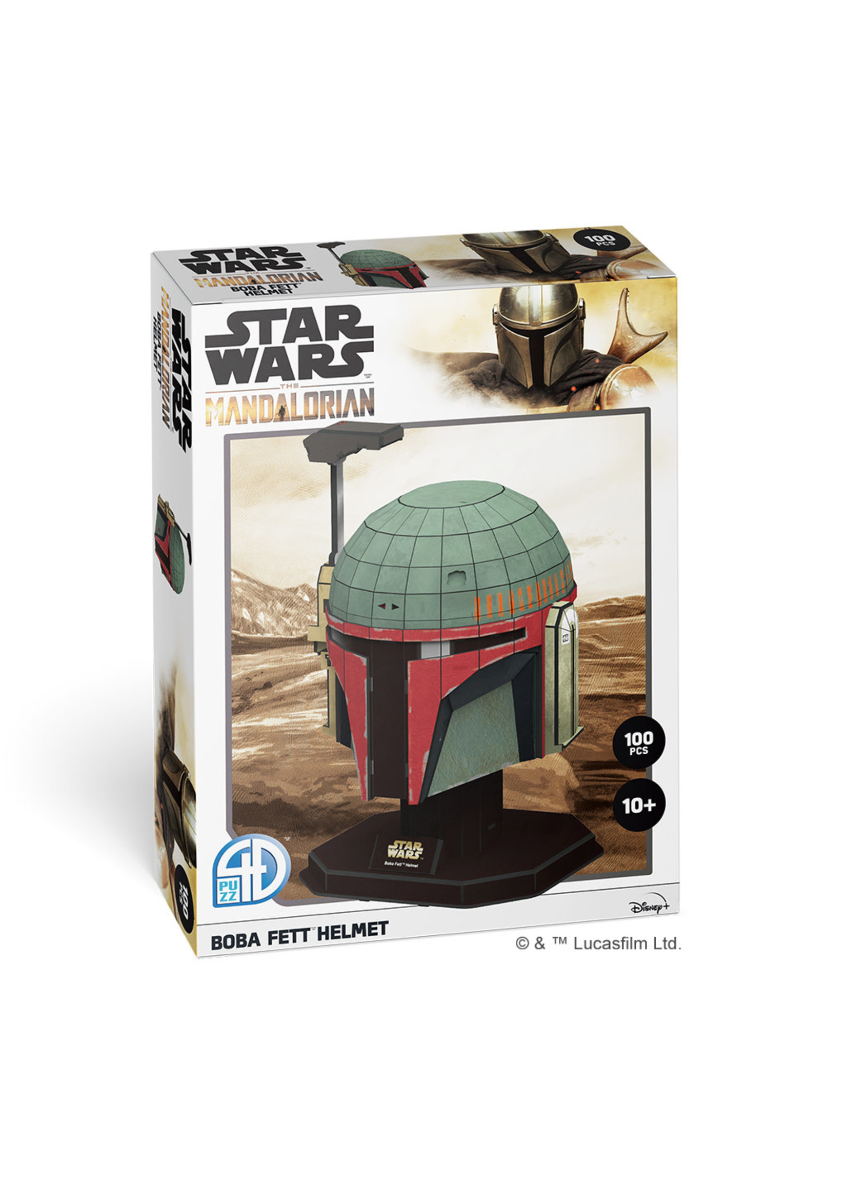 4D Brands Star Wars: Boba Fett Helmet Style #1 Paper Model Kit-Medium