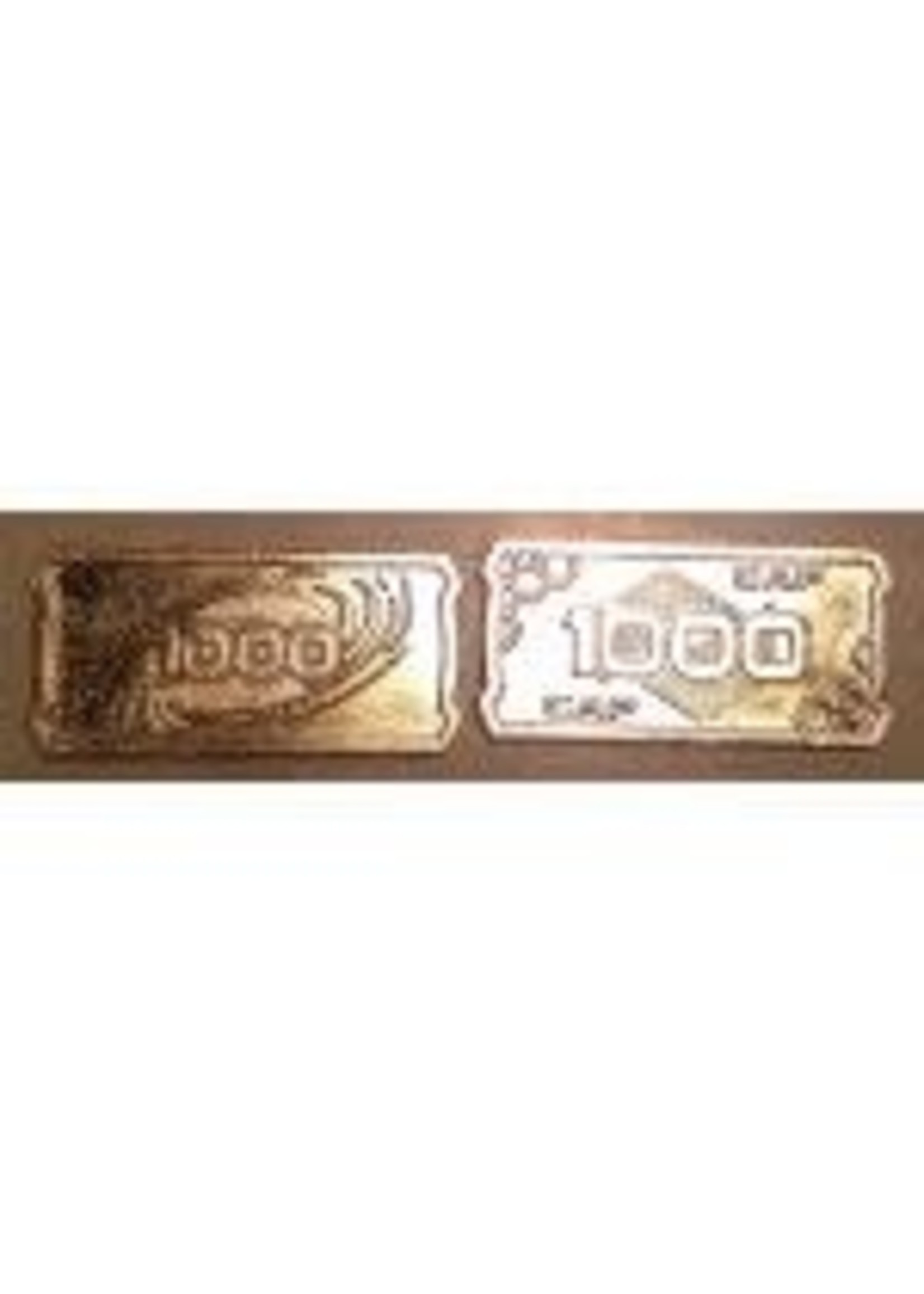 Minion Games Futuristic Metal Coins by Minion Games - 1000 CAP (10x)