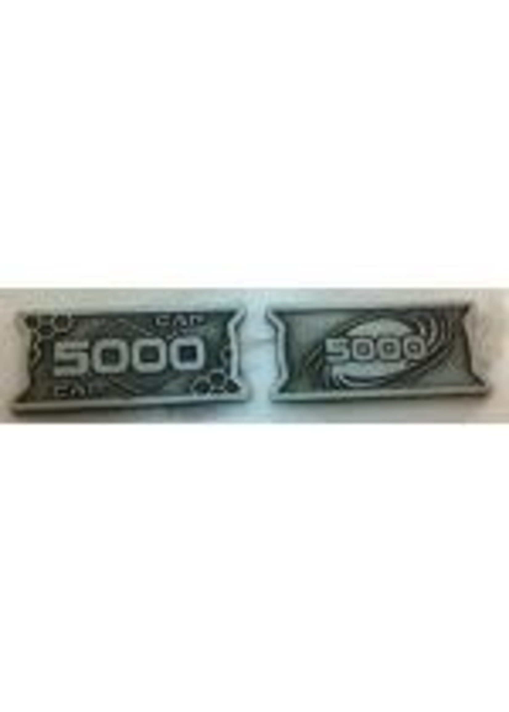 Minion Games Futuristic Metal Coins by Minion Games - 5000 CAP (10x)
