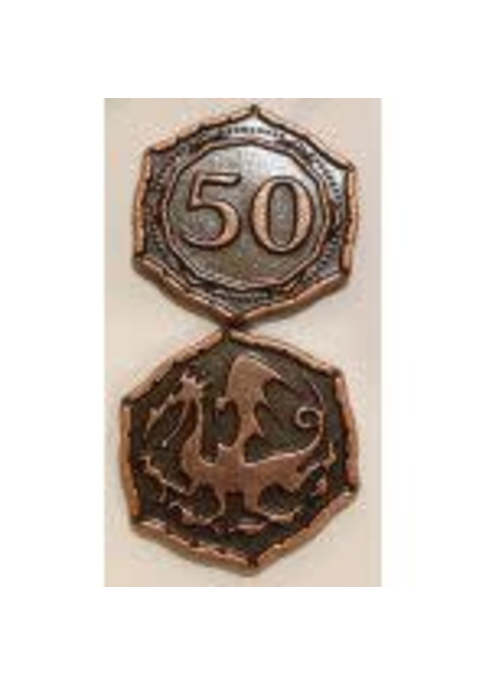 Minion Games Metal Dragon Coins - 50 (10x)