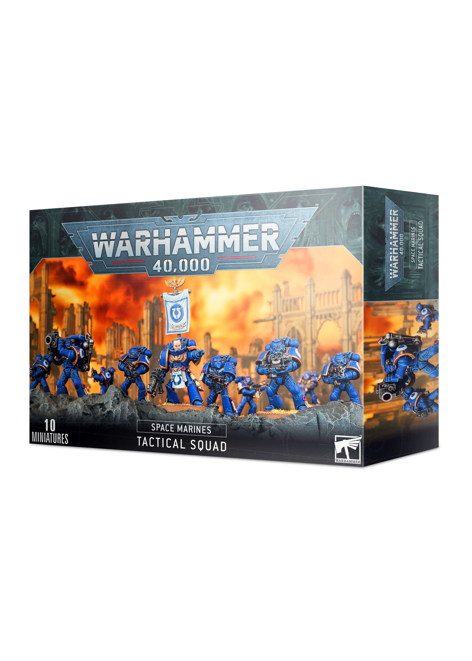 Games Workshop Warhammer 48-09 SQUADRA DI SPACE MARINE ASSALTATORI Personaggi Modellino 5011921919567
