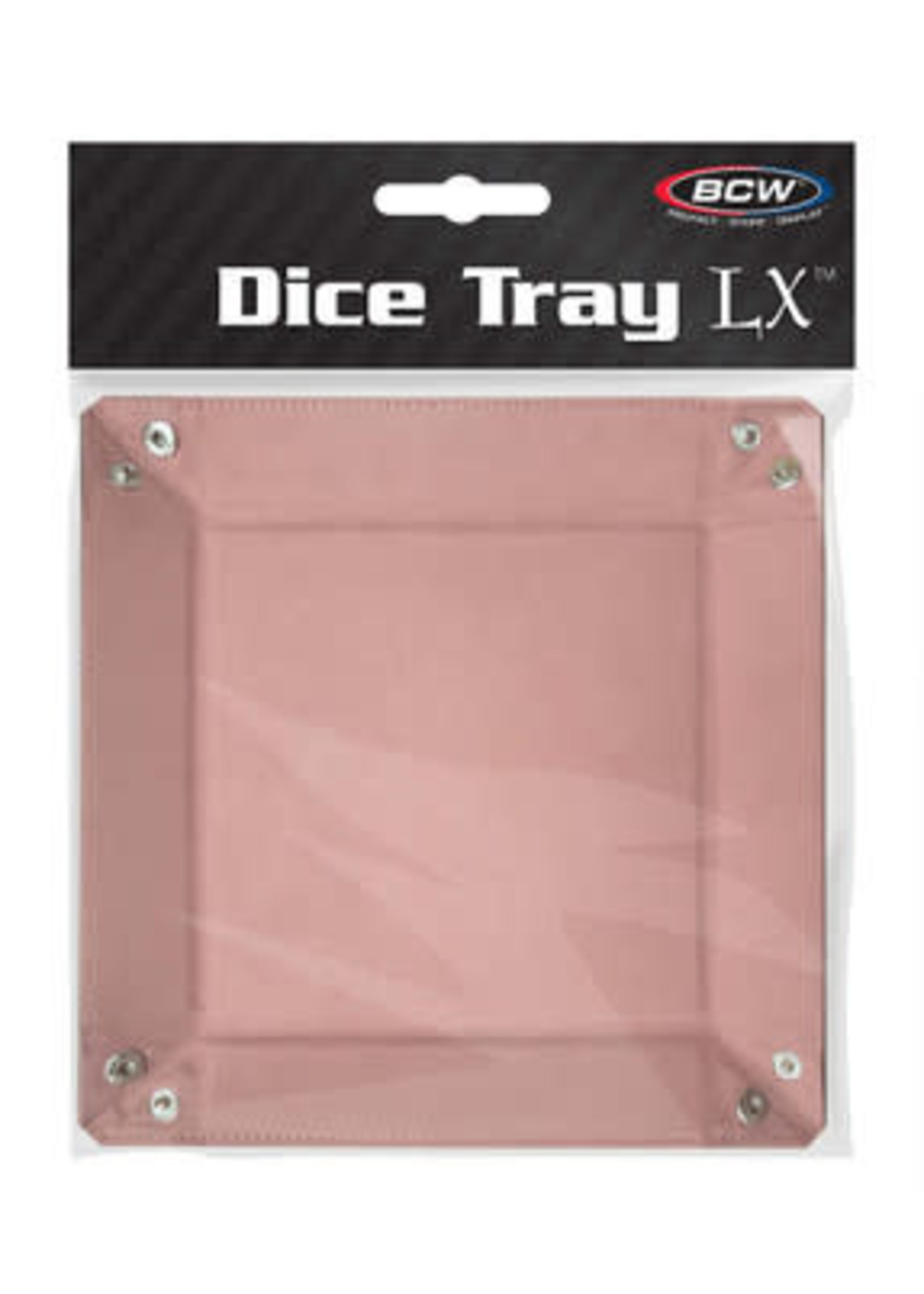 BCW Dice Tray: LX: Square: Pink