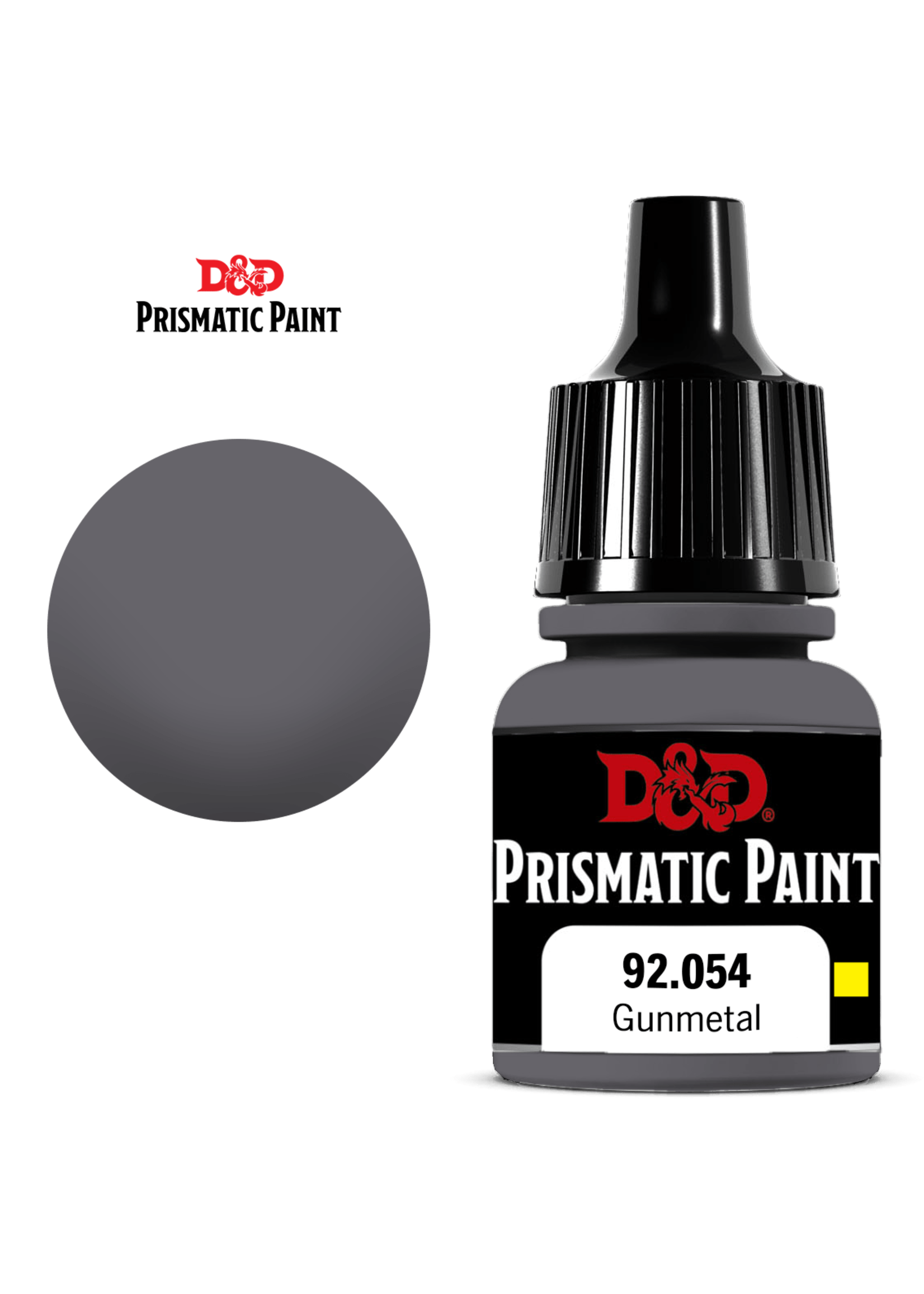 WizKids D&D Prismatic Paint: Gunmetal (Metallic) 92.054