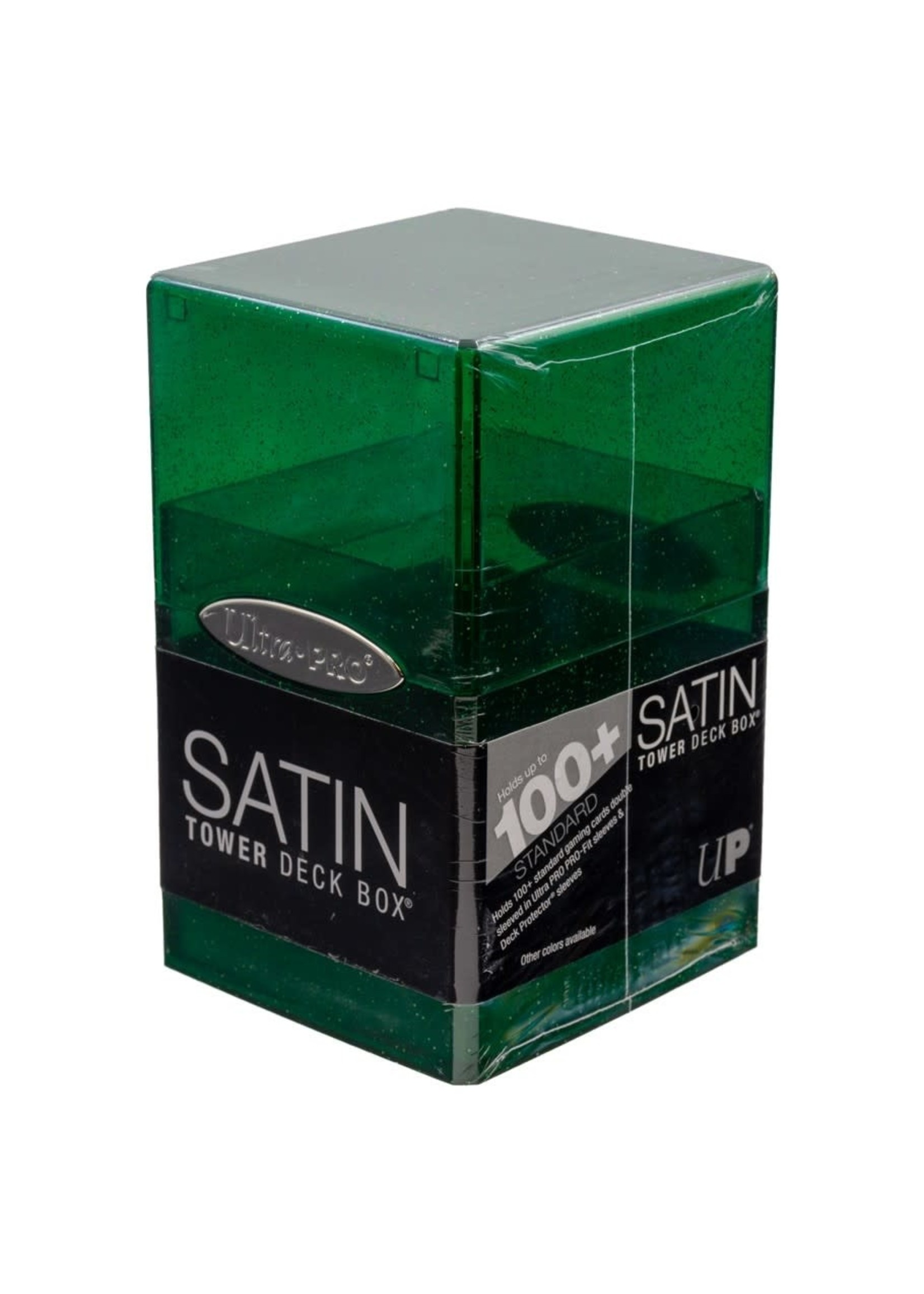 Ultra Pro Satin Tower Deck Box: Glitter Green