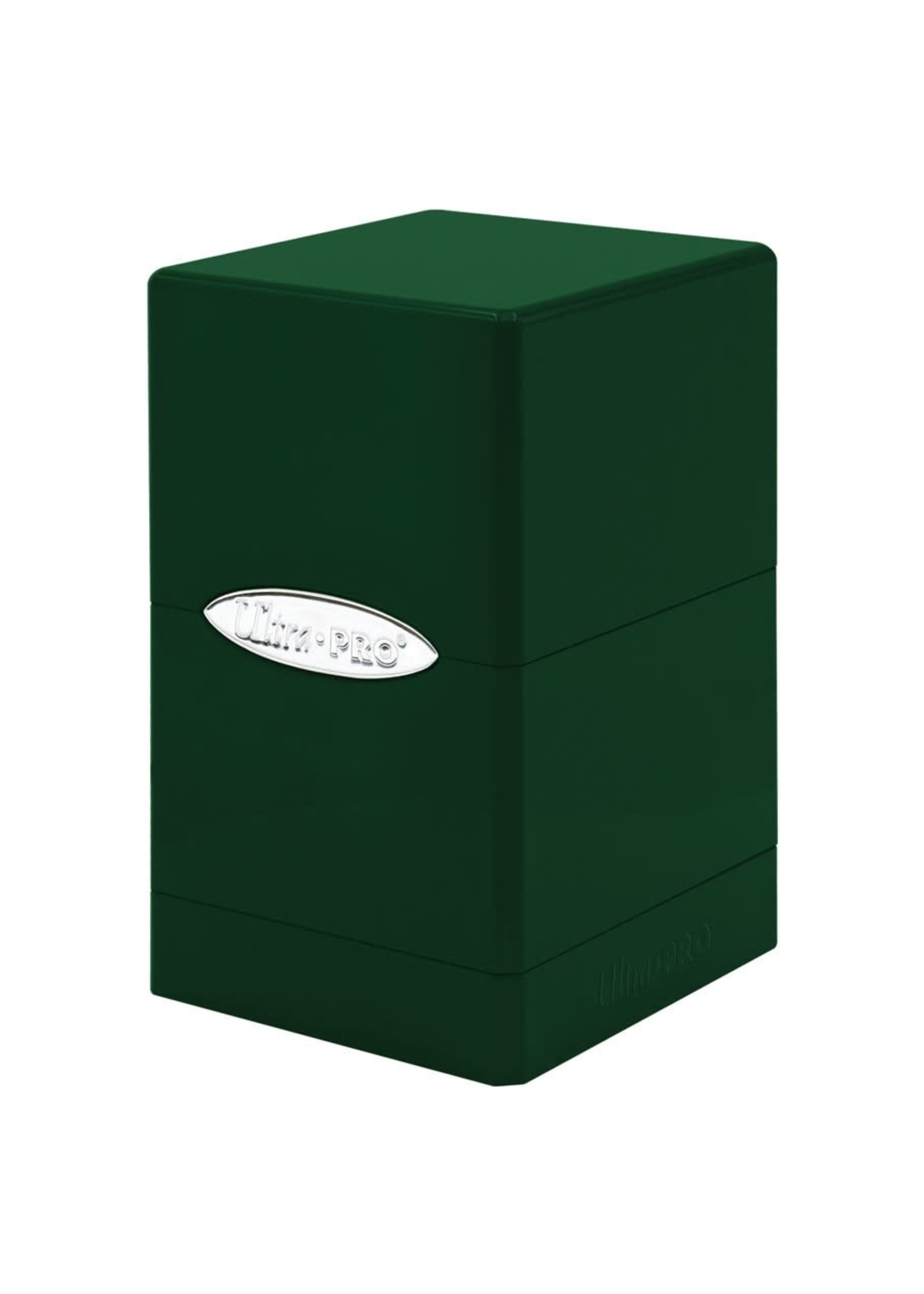 Ultra Pro Satin Tower Deck Box: Hi-Gloss Emerald Green