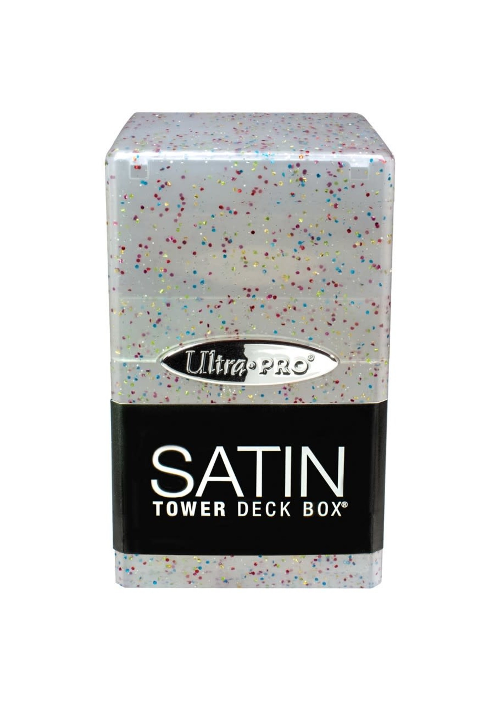 Ultra Pro Satin Tower Deck Box: Glitter Clear