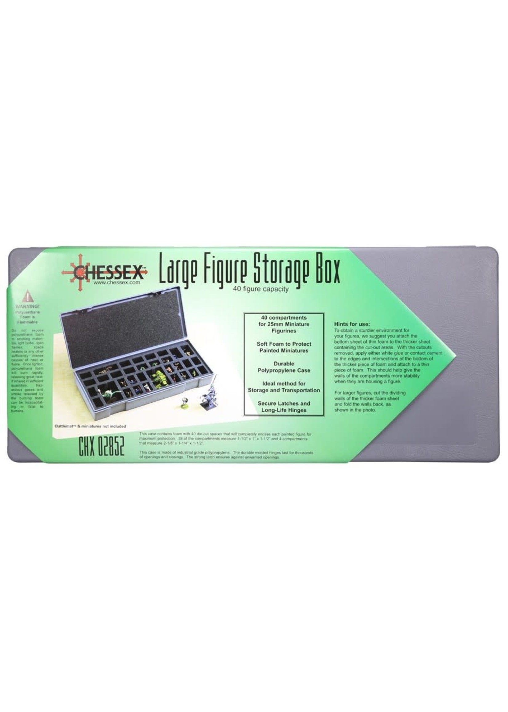 Chessex Figure Storage Box LG 40ct
