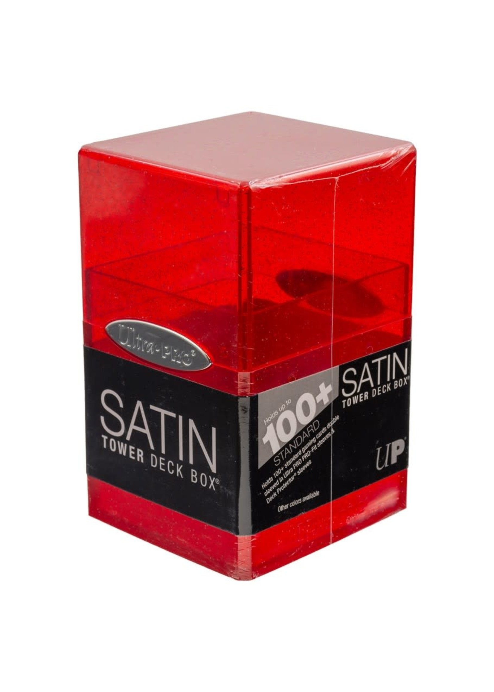 Ultra Pro Satin Tower Deck Box: Glitter Red