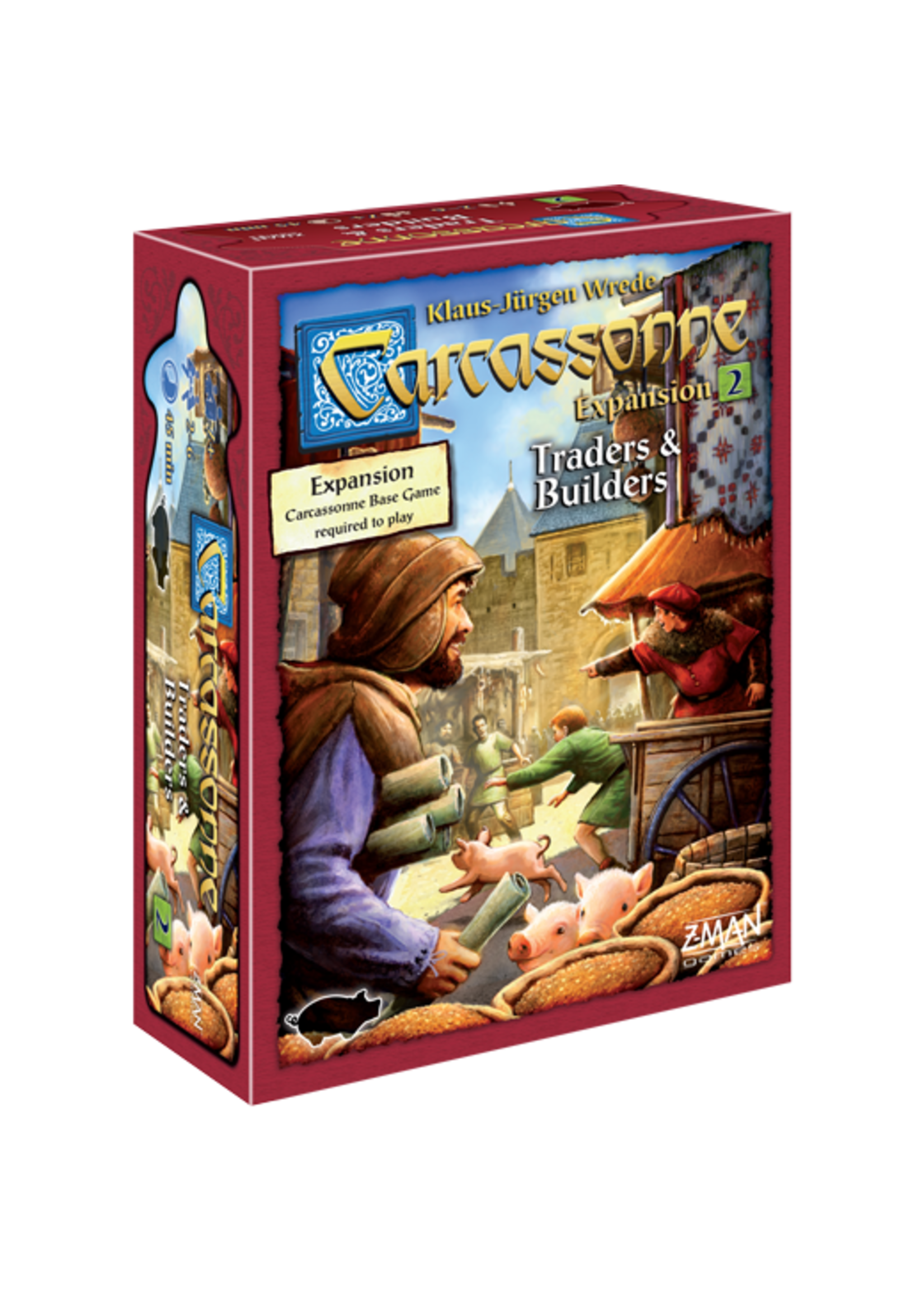 Z-Man Games Carcassonne Exp 2: Traders & Builders