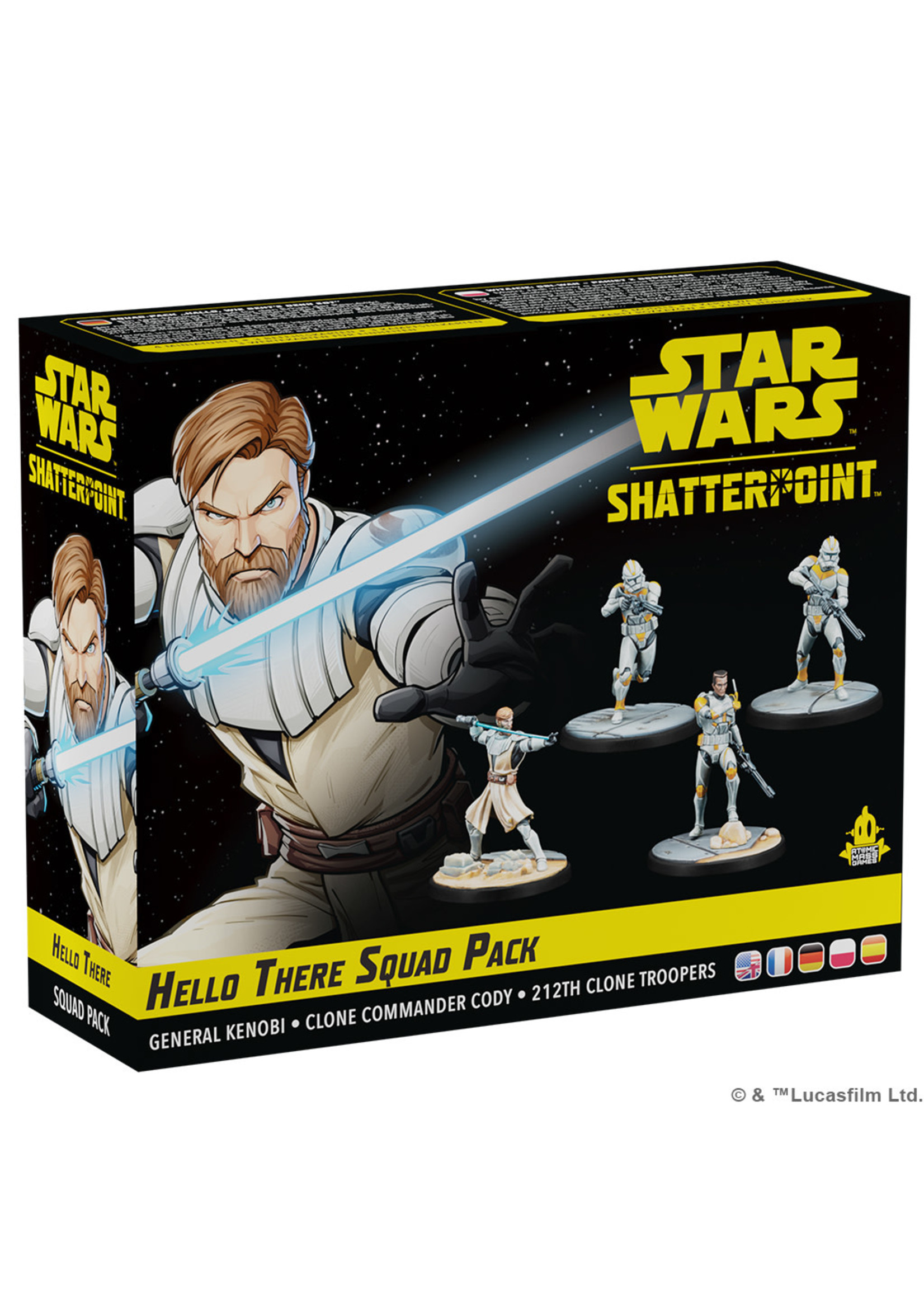 Atomic Mass Games Star Wars: Shatterpoint - Hello There: General Obi-Wan Kenobi Squad Pack