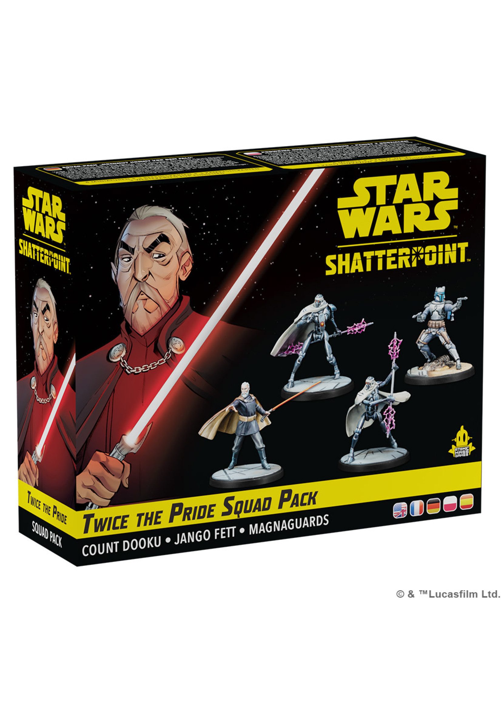 Atomic Mass Games Star Wars: Shatterpoint - Twice the Pride: Count Dooku Squad Pack