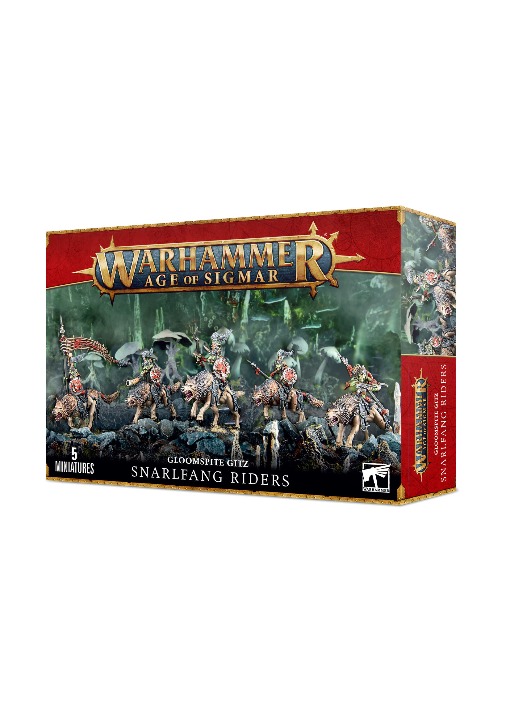 Games Workshop GLOOMSPITE GITZ: SNARLFANG RIDERS