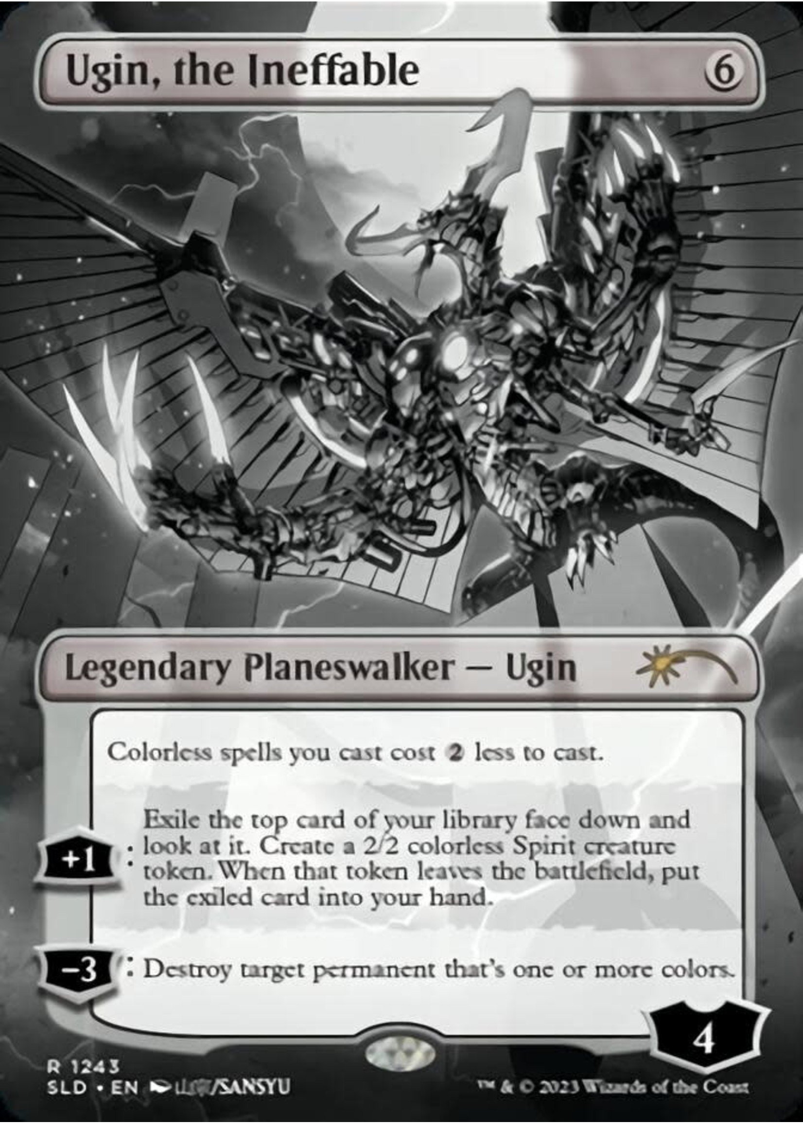 Wizards of the Coast Secret Secret Lair More Borderless Planeswalkers Foil  WPN Exclusive