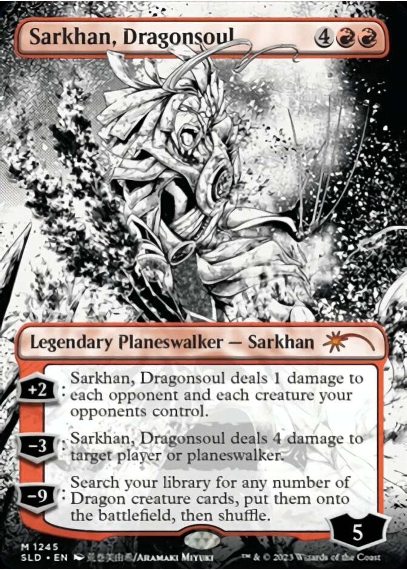 Wizards of the Coast Secret Secret Lair More Borderless Planeswalkers Foil  WPN Exclusive