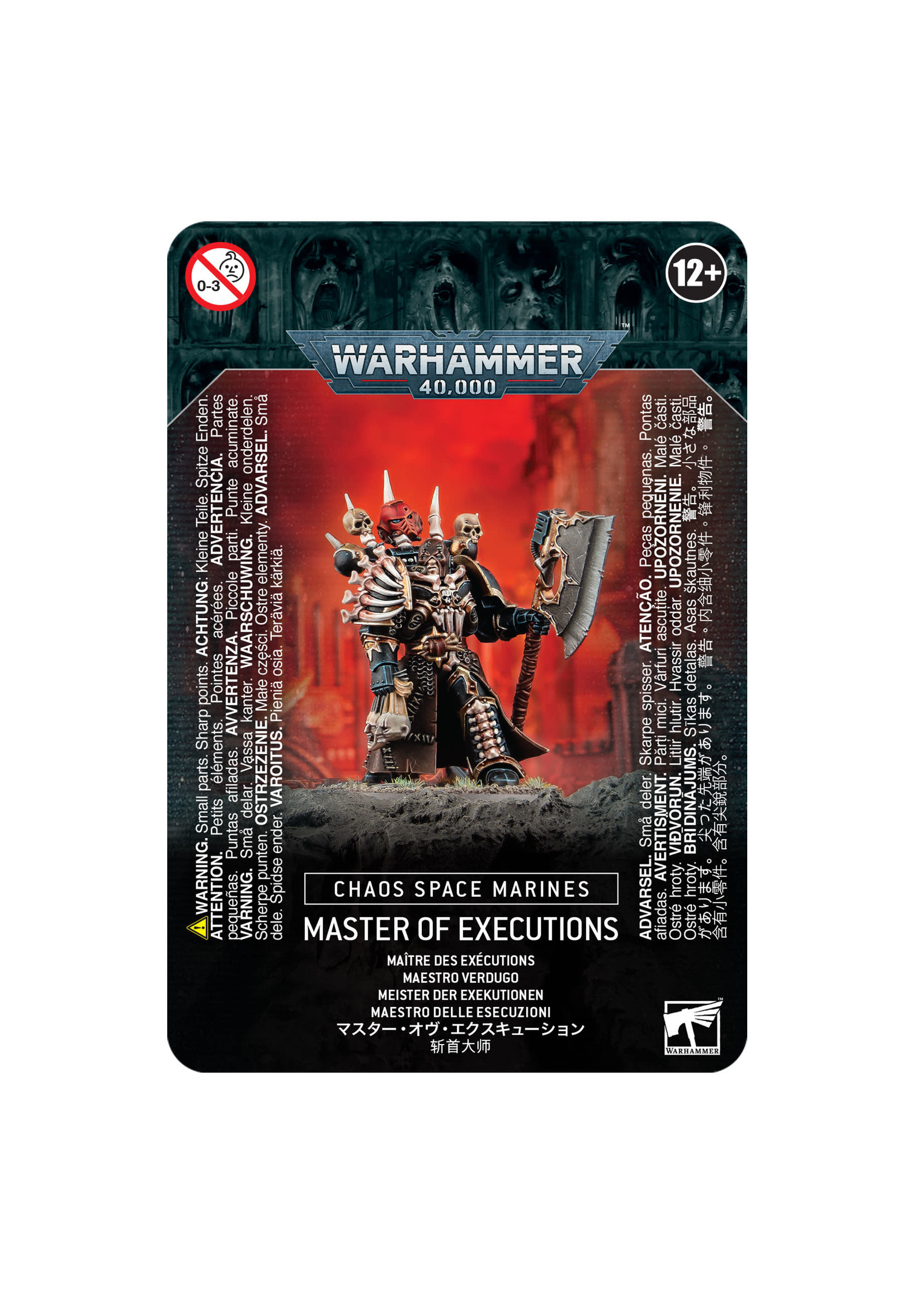 Games Workshop CHAOS SPACE MARINES MASTER OF EXECUTIONS
