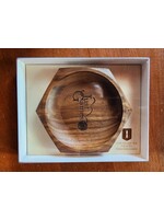 One Sharp Joe Hex System Magnetic Coaster - Single Bowl Walnut