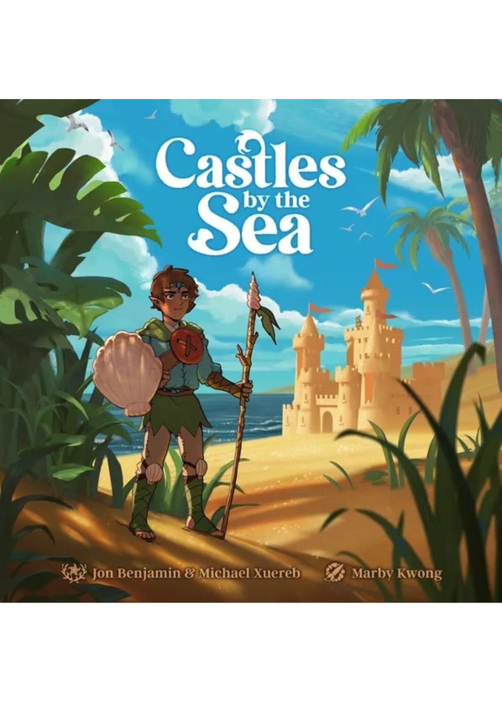 Brotherwise Games Castles by the Sea - Deluxe Kickstarter (Riptide Expansion & Wooden Tokens)