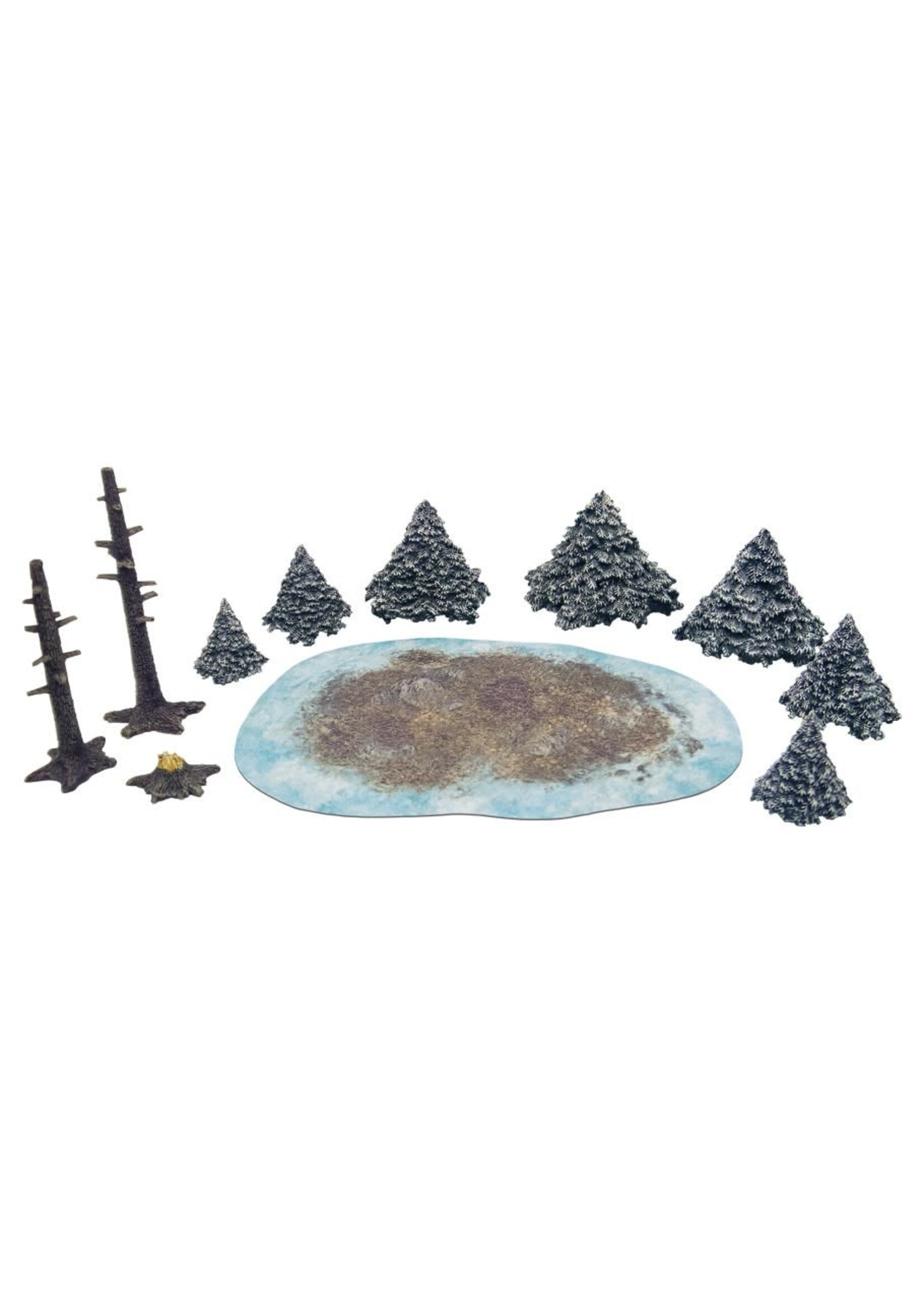 Monster Fight Club Monster Scenery: Snowy Pine Forest