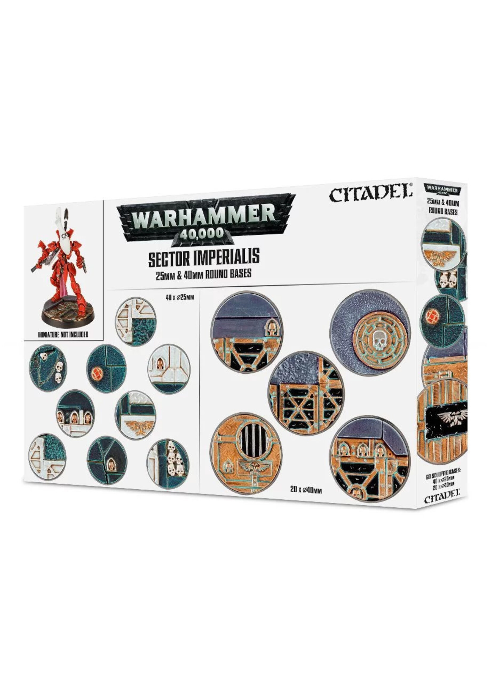 Games Workshop SECTOR IMPERIALIS: 25 & 40MM ROUND BASES