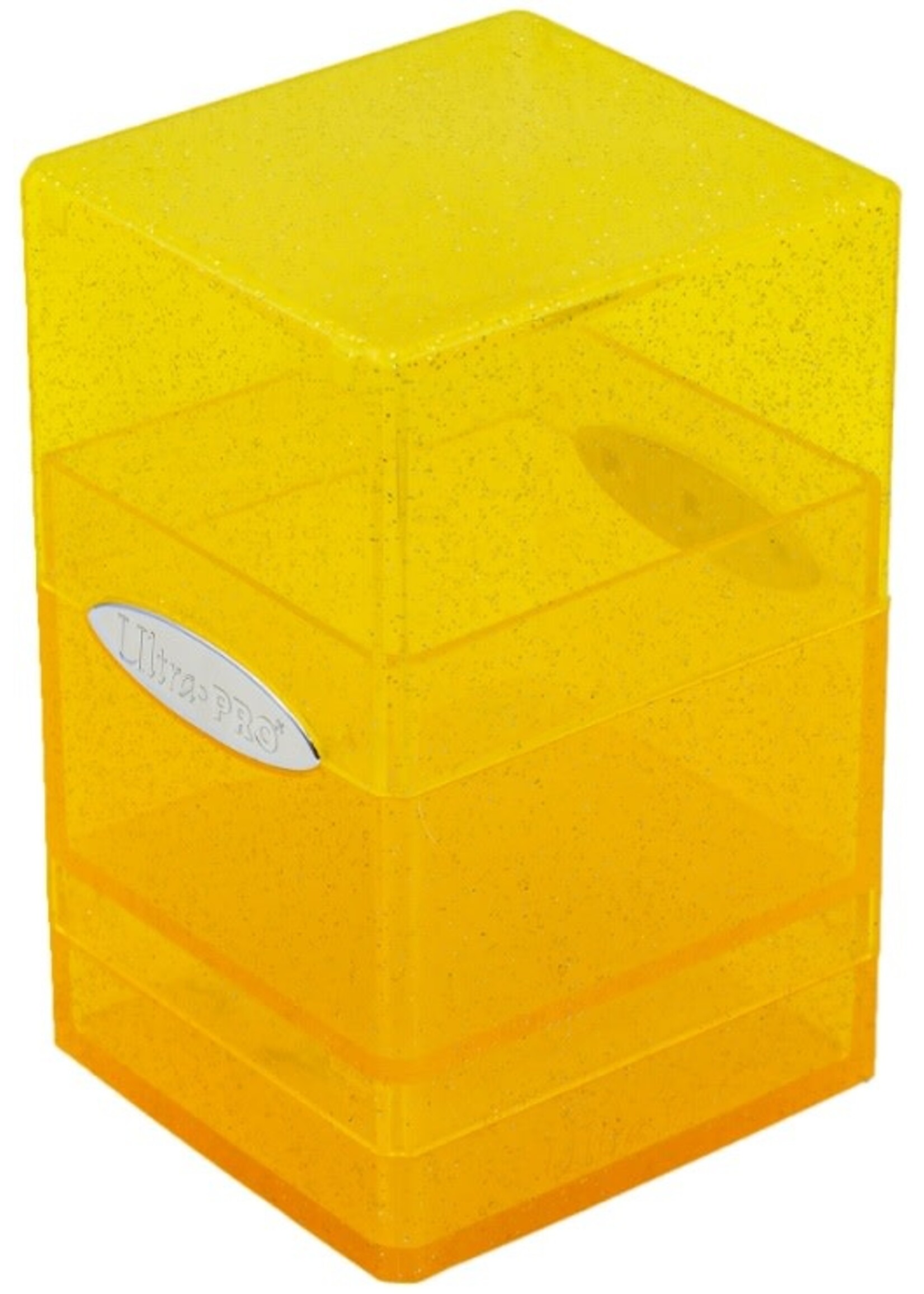 Ultra Pro Satin Tower Deck Box: Glitter Yellow