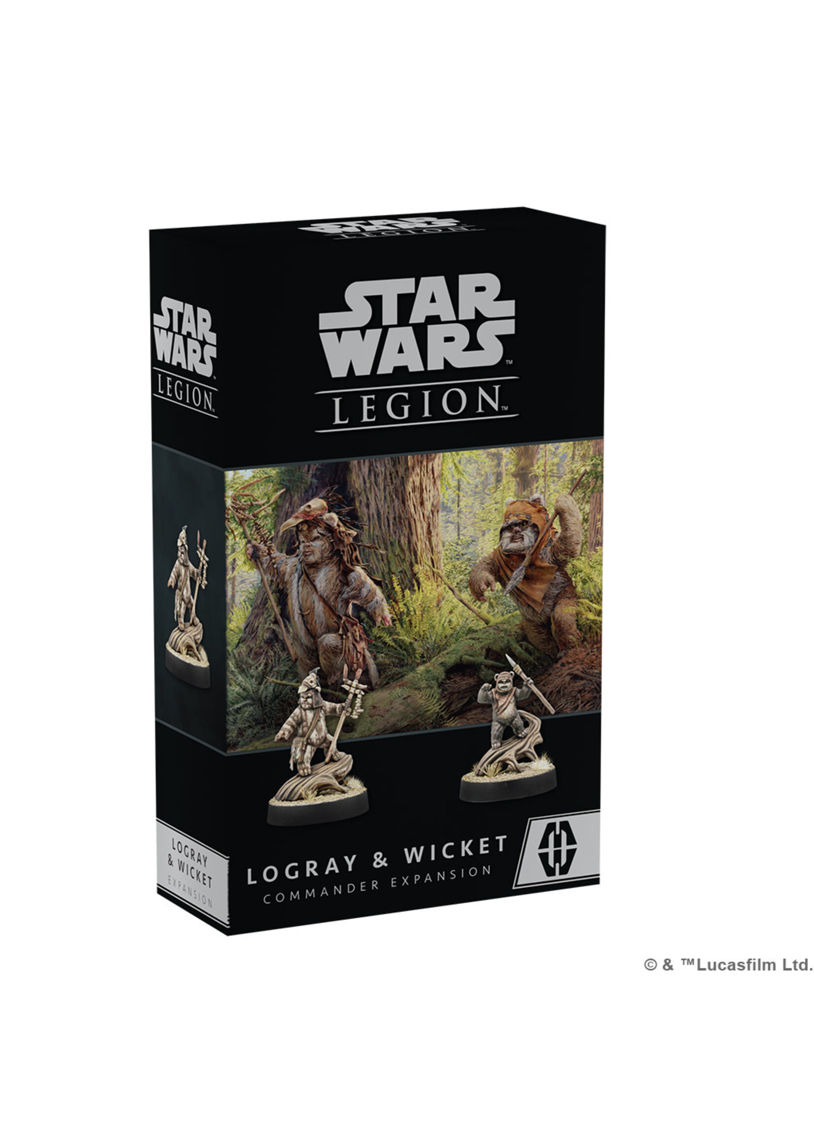 Atomic Mass Games Star Wars: Legion - Logray & Wicket Commander Expansion