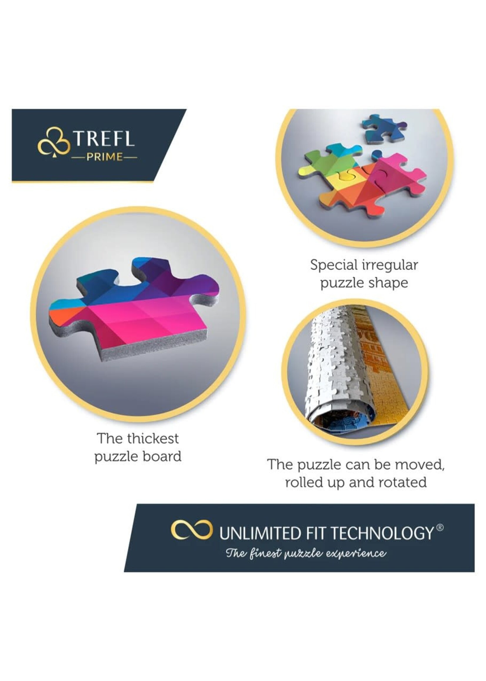 Trefl Unlimited Fit Puzzle: Romantic Rialto Bridge 1000pc