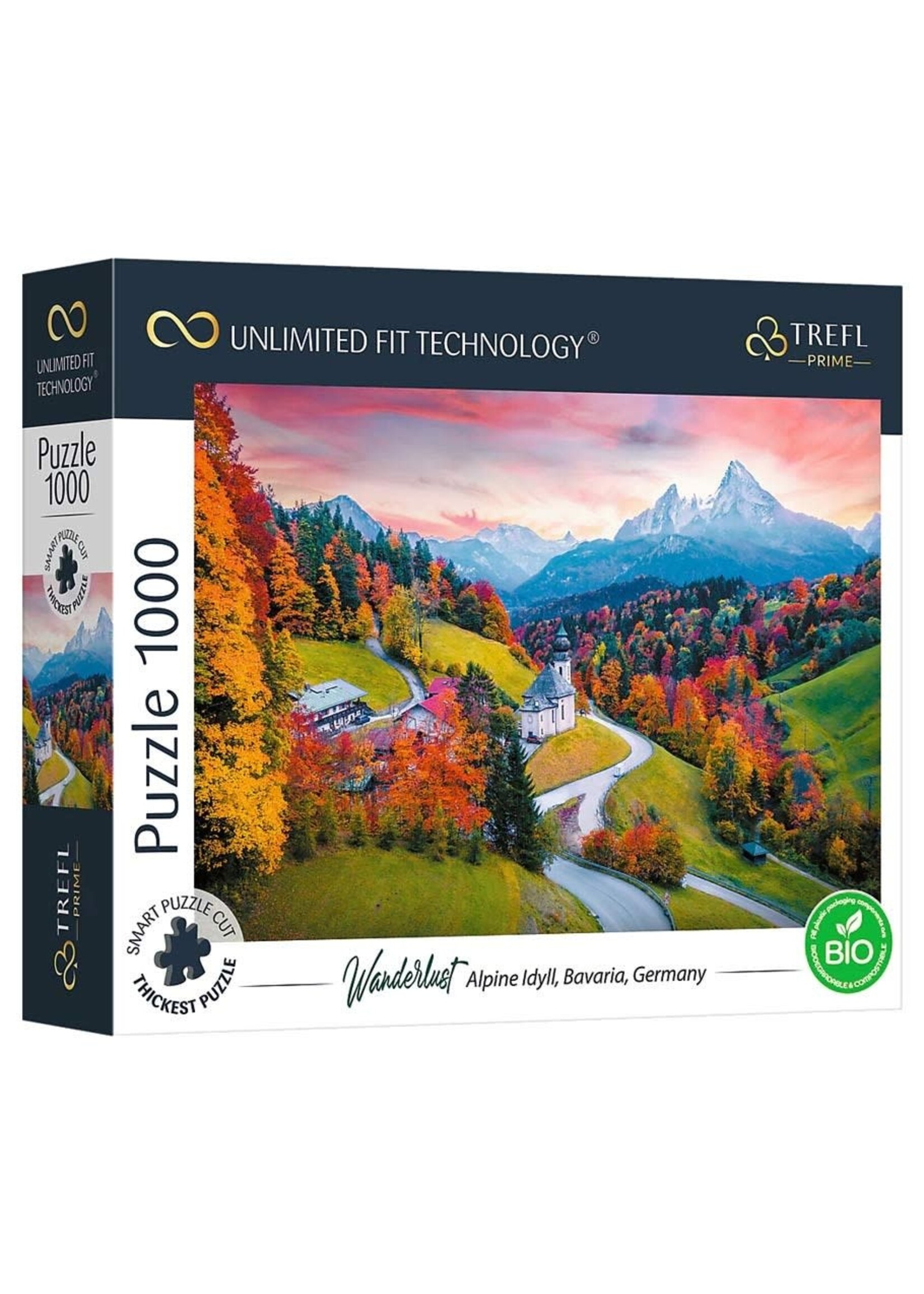 Trefl Unlimited Fit Puzzle: Wanderlust: Alps/Bavaria 1000pc