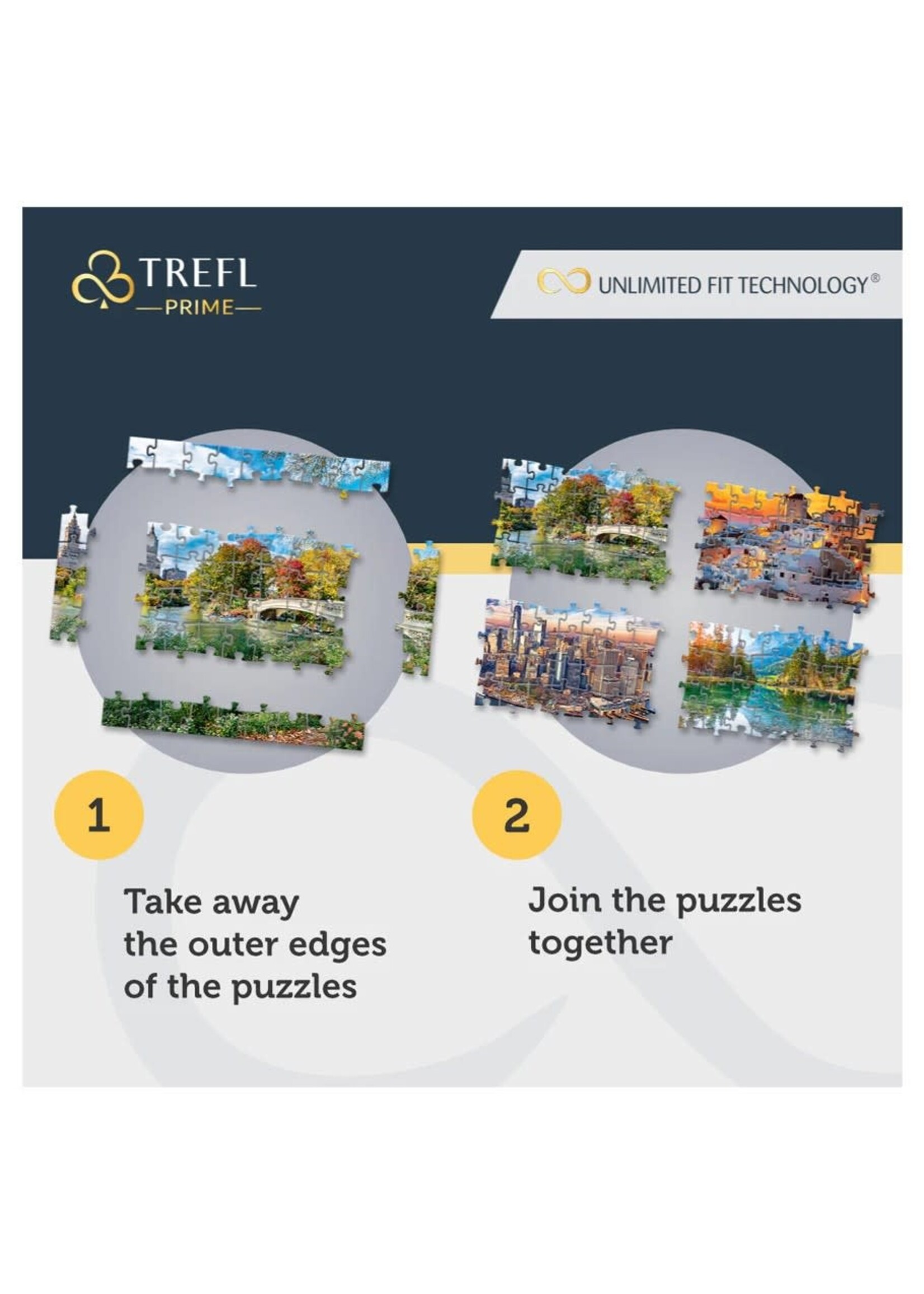 Trefl Unlimited Fit Puzzle: Wanderlust: Alps/Bavaria 1000pc