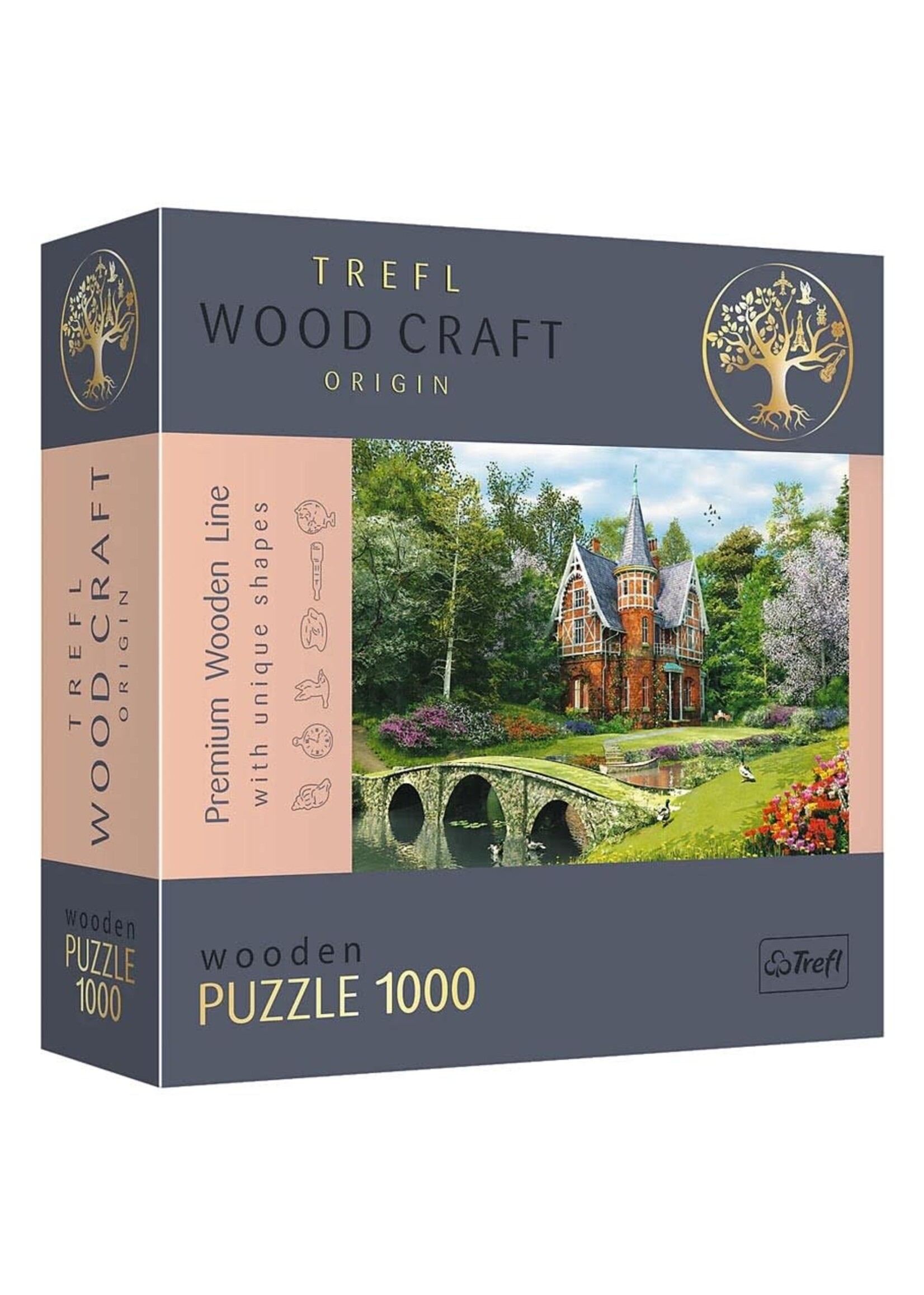 Trefl Puzzle: Victorian House, Woodcraft 1000pc