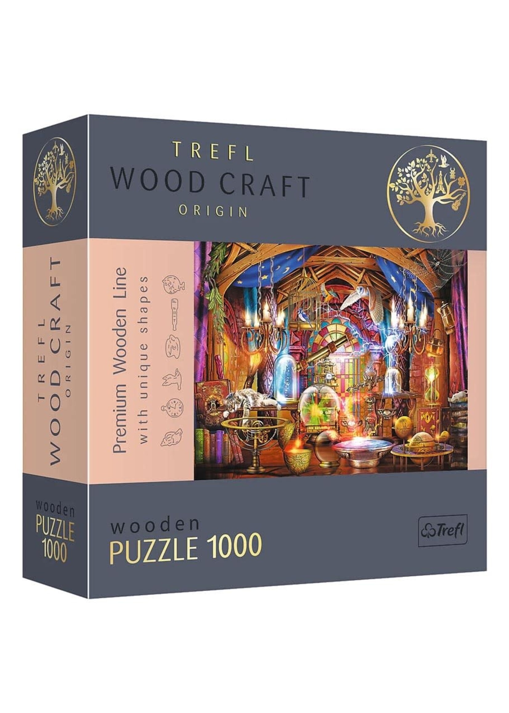 Trefl Puzzle: Magical Chamber, Woodcraft 1000pc