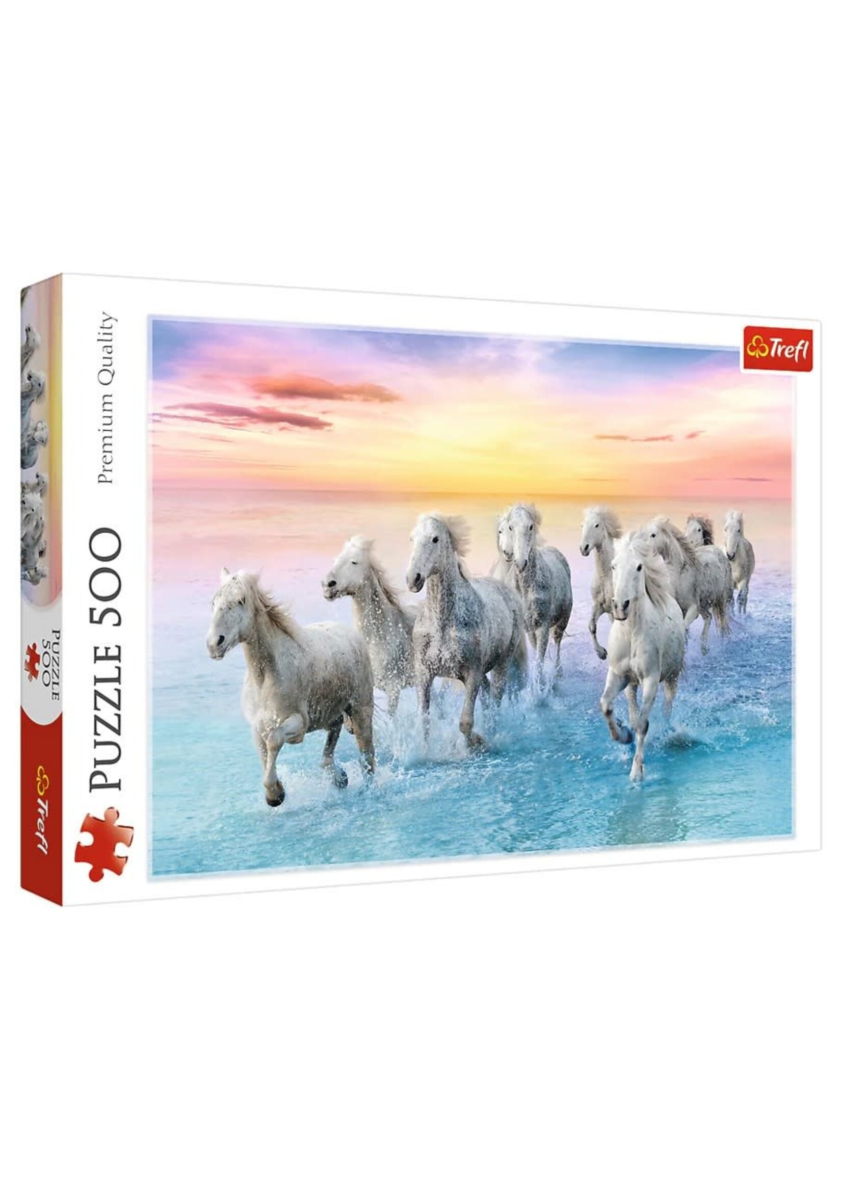Trefl Puzzle: Galloping White Horses 500pc