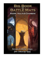 LOKE BATTLEMATS Big Book of Battle Mats Rooms Vaults & Chambers