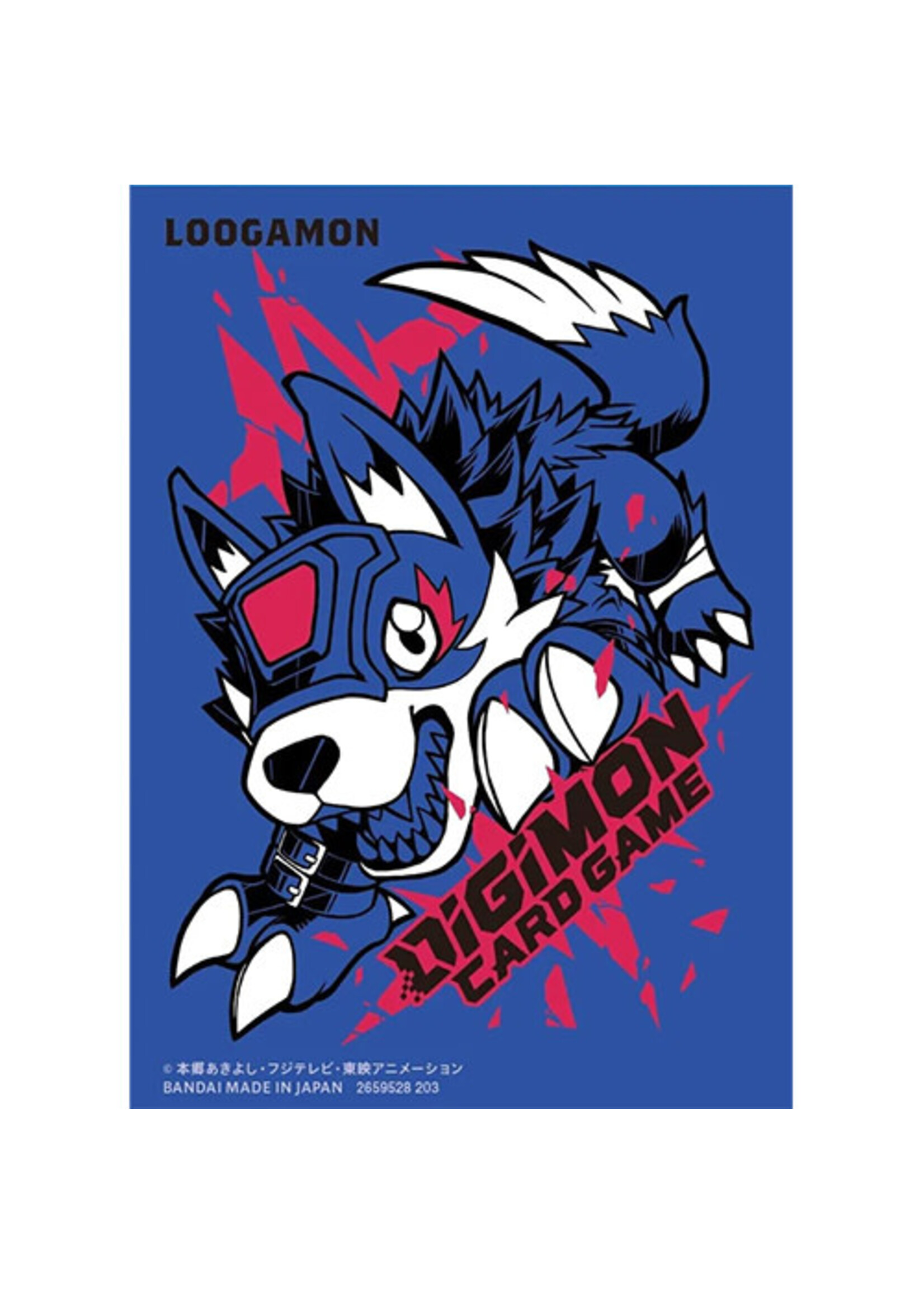 BANDAI Digimon TCG: Official Sleeves Set 2 - Loogamon