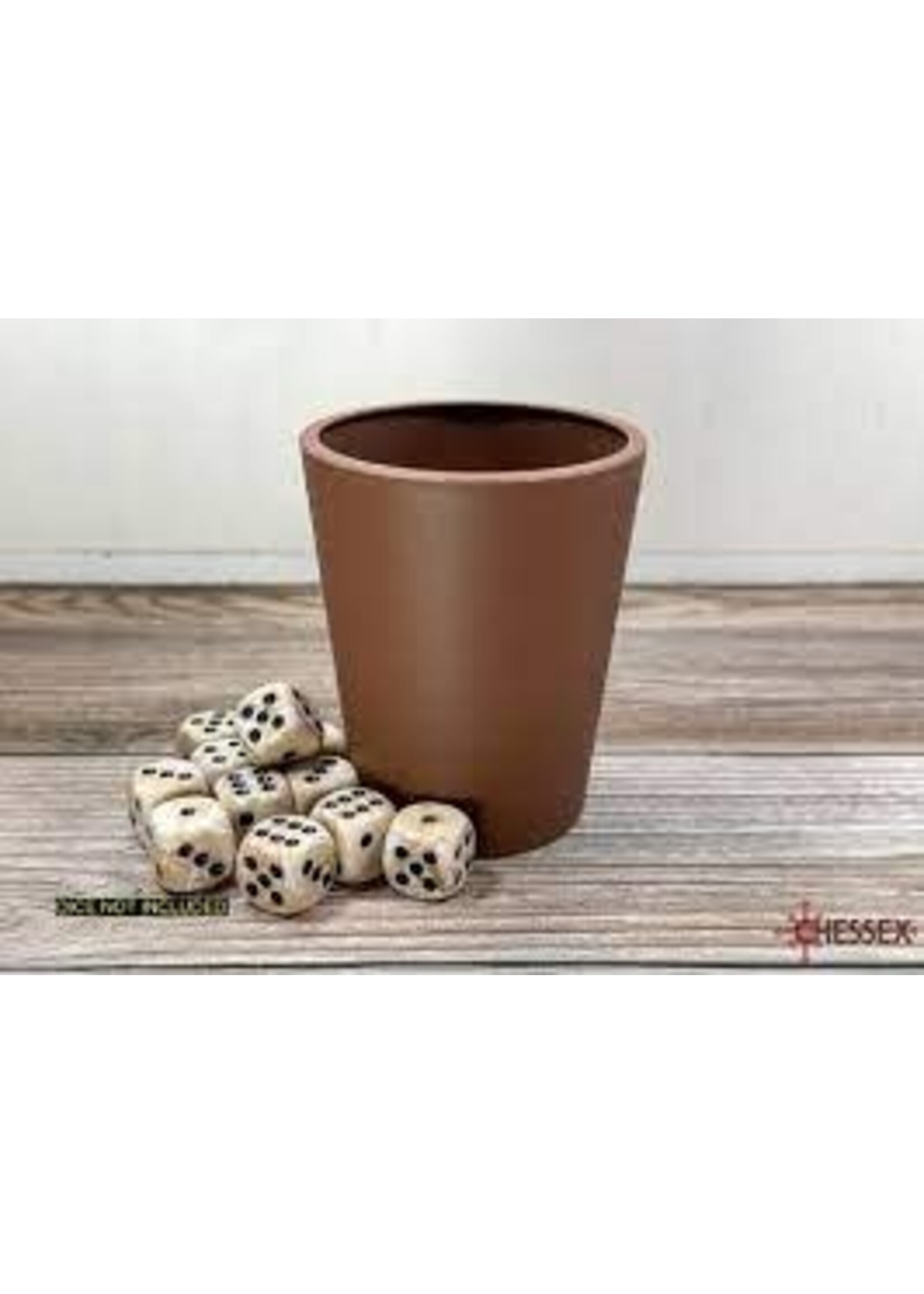 Chessex Flexible Dice Cup - Brown