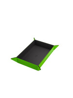 Gamegenic Magnetic Dice Tray Rectangular Black w/ Green