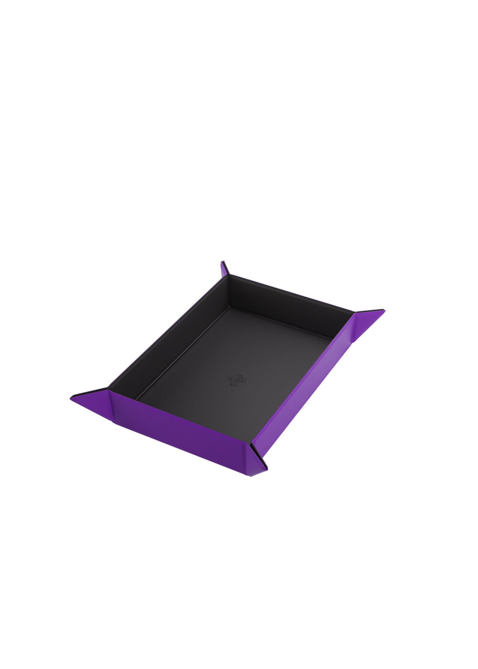 Gamegenic Magnetic Dice Tray Rectangular Black w/ Purple