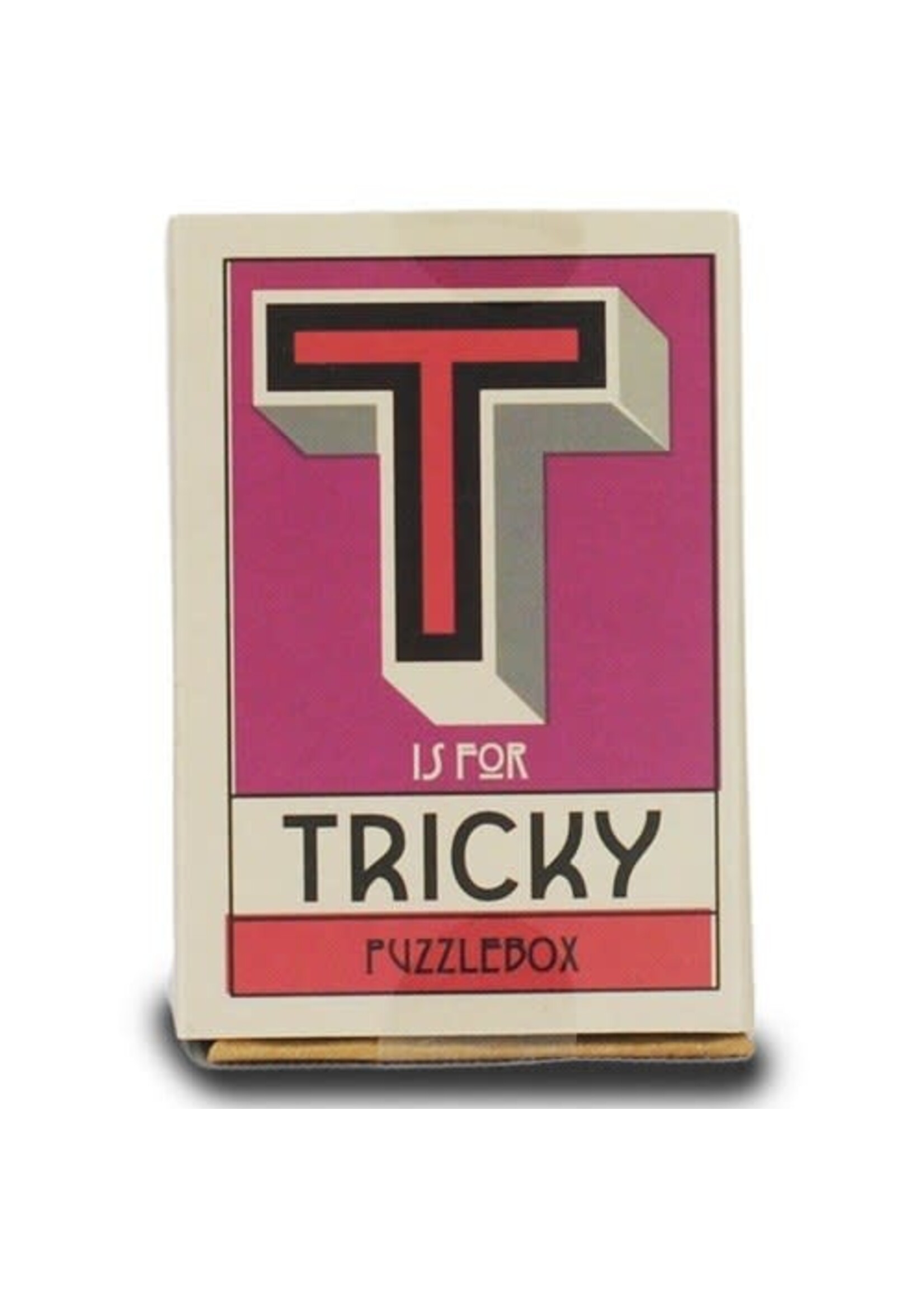 Project Genius Puzzlebox Matchbox-Sized Brainteaser Puzzle - T is for Tricky